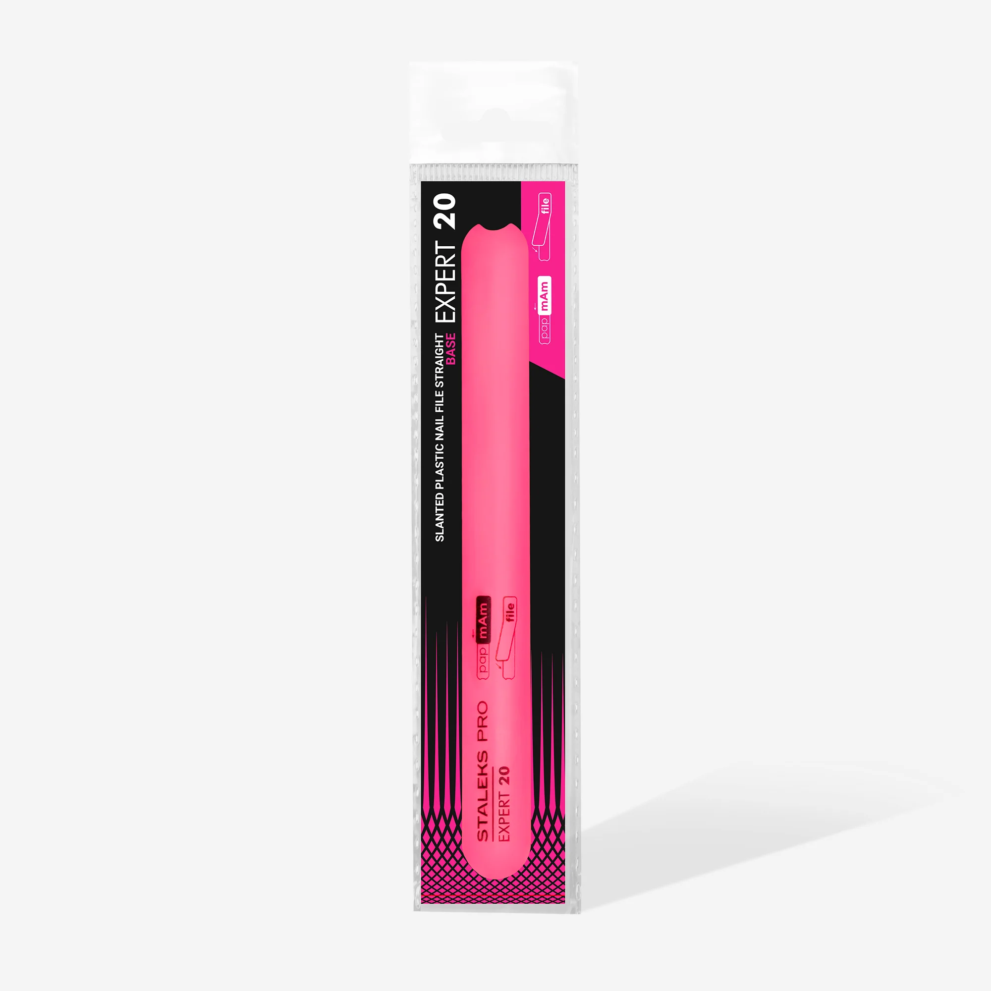 STALEKS EXPERT 20 Straight beveled plastic base for nail file (162 mm) - Image 4
