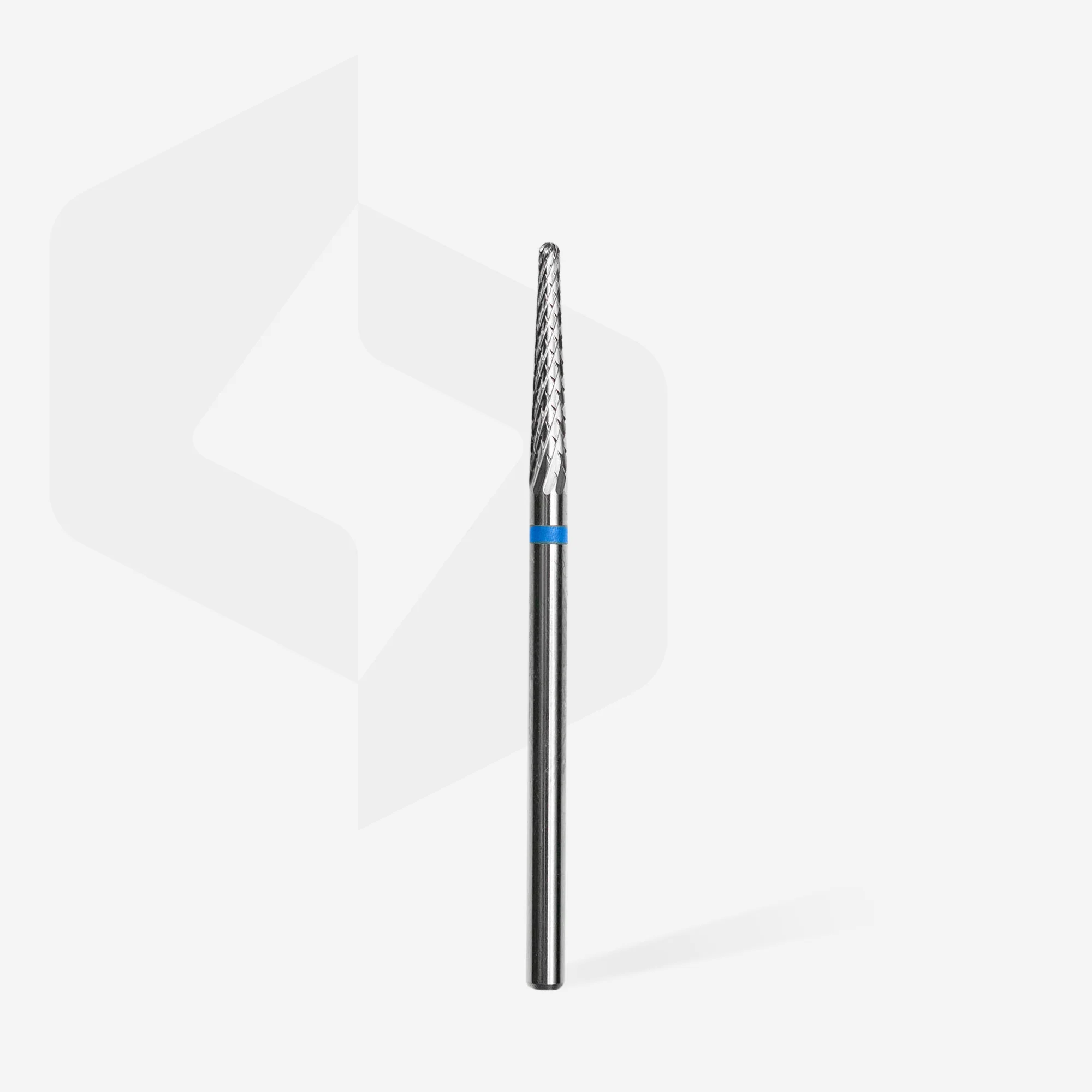 STALEKS EXPERT Carbide nail drill bit cone blue, head diameter 2,3 mm, working part 14 mm - Image 2