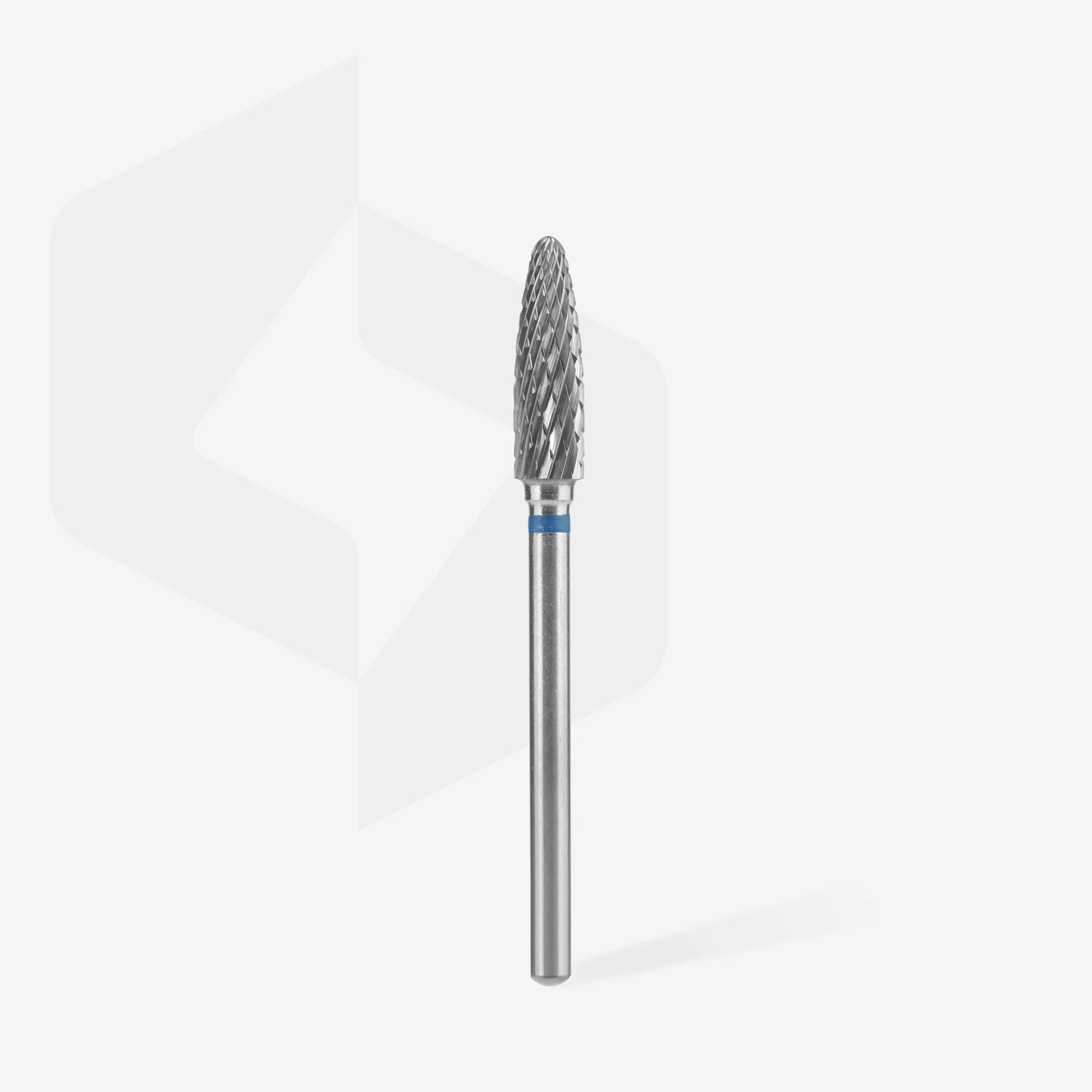 STALEKS EXPERT Carbide nail drill bit corn blue, head diameter 4 mm, working part 14 mm - Image 2