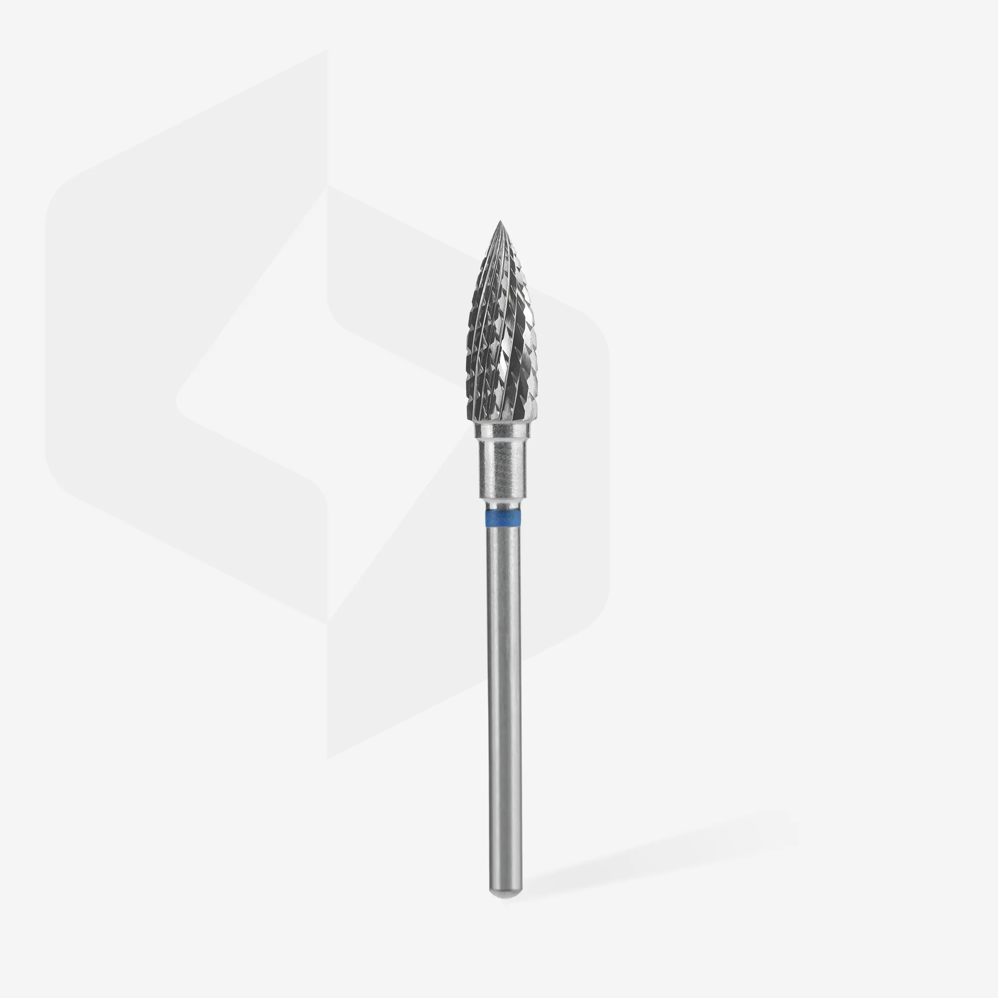 STALEKS EXPERT Carbide nail drill bit flame blue, head diameter 5 mm, working part 13,5 mm - Image 2