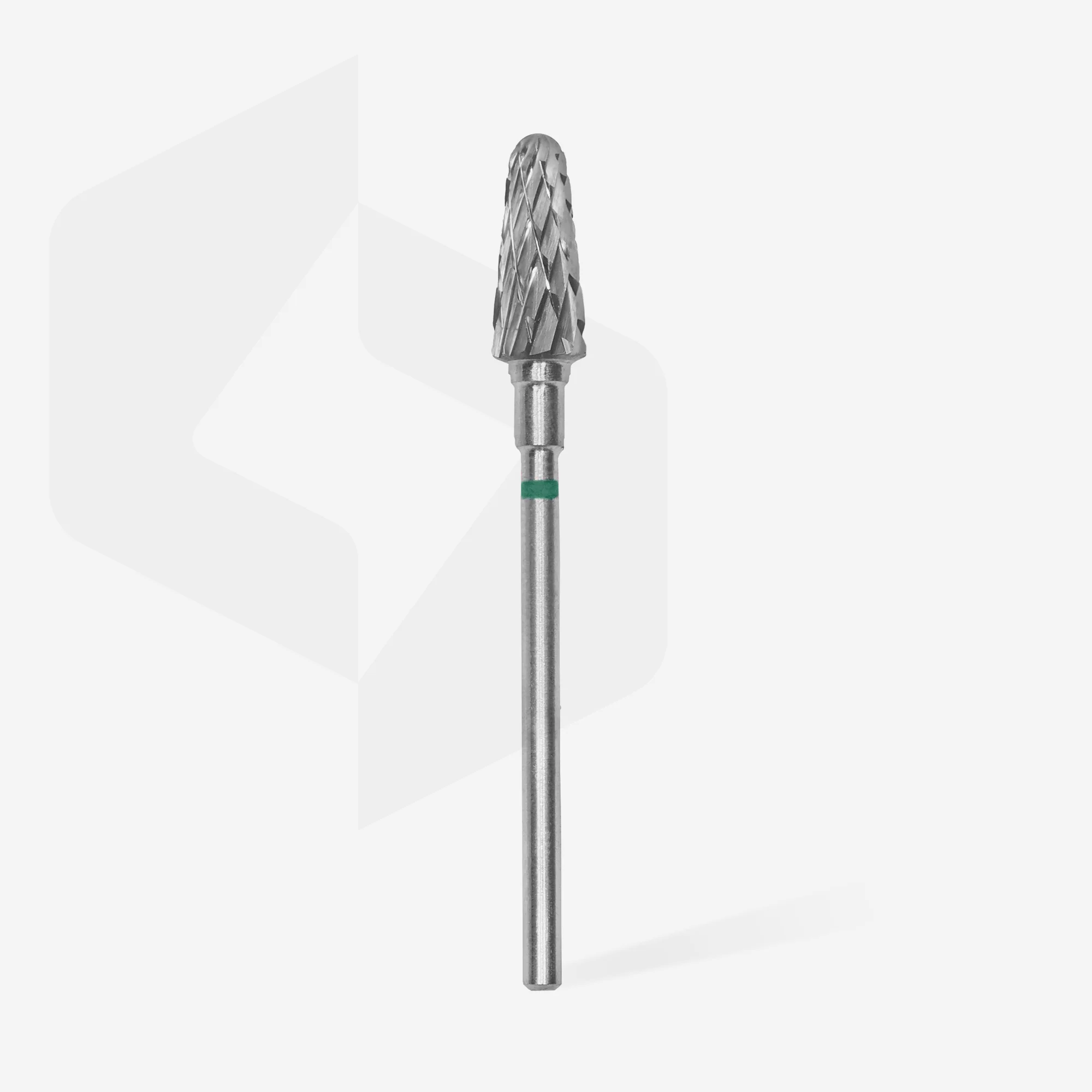 STALEKS EXPERT Carbide nail drill bit frustum green, head diameter 6 mm, working part 14 mm - Image 2
