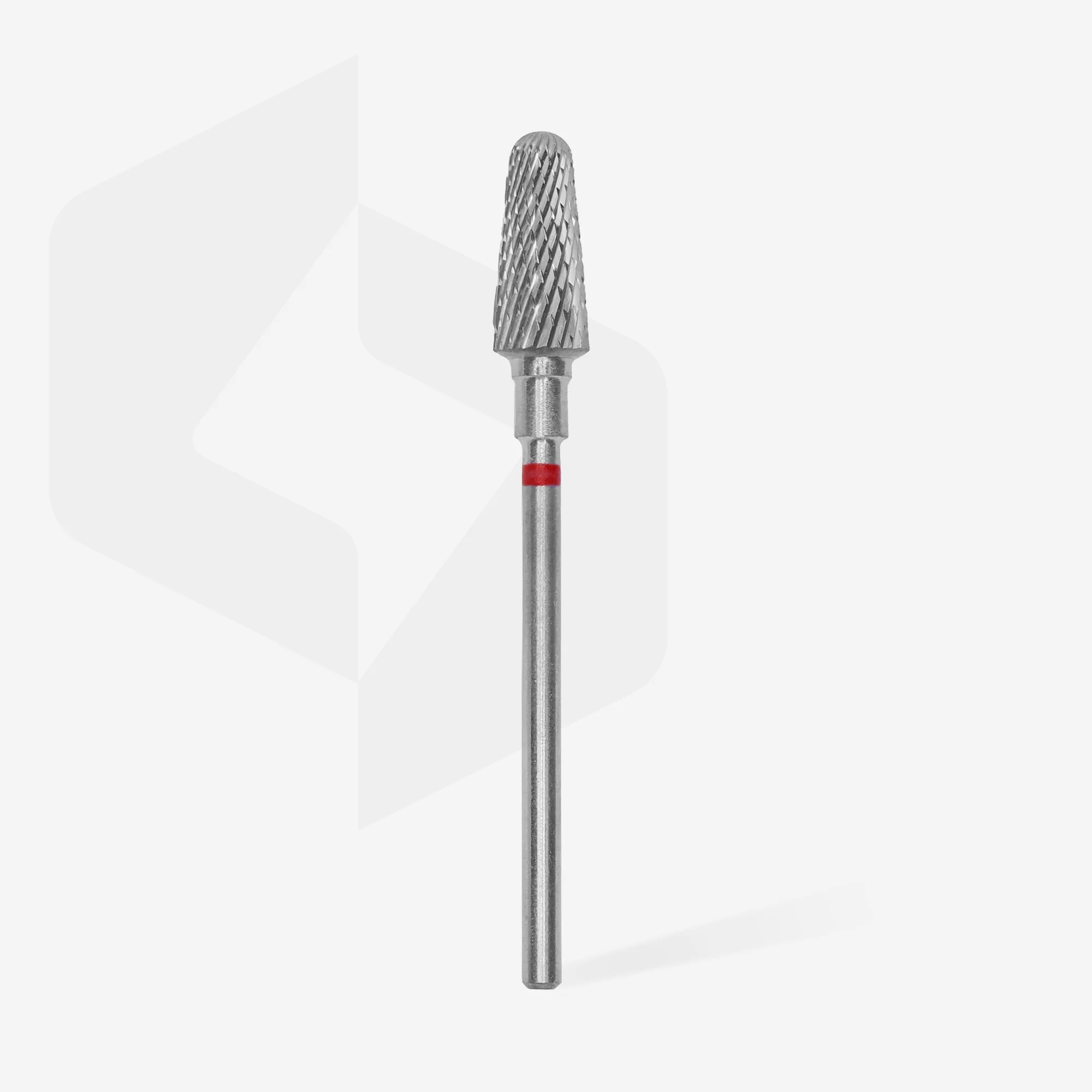 STALEKS EXPERT Carbide nail drill bit frustum red, head diameter 6 mm, working part 14 mm - Image 2