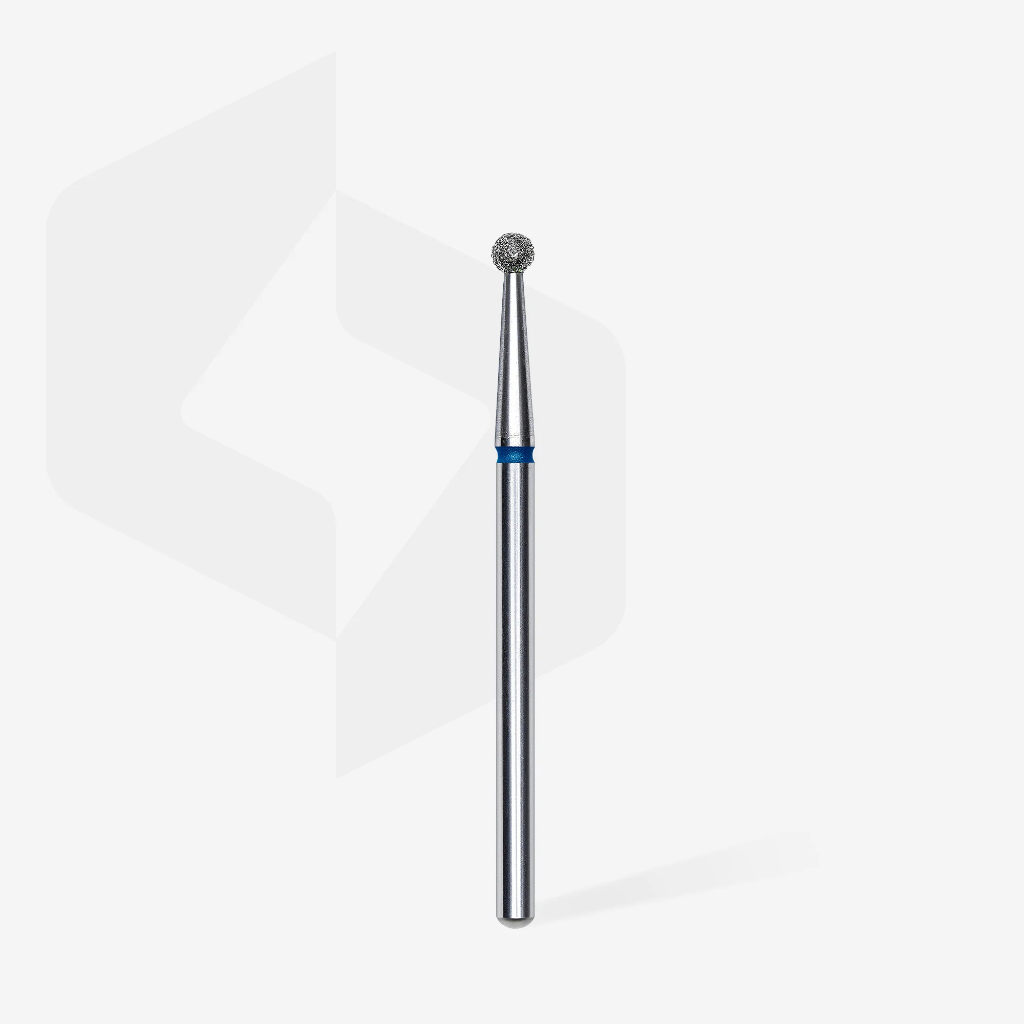 STALEKS EXPERT Diamond nail drill bit ball blue, head diameter 2,5 mm - Image 2