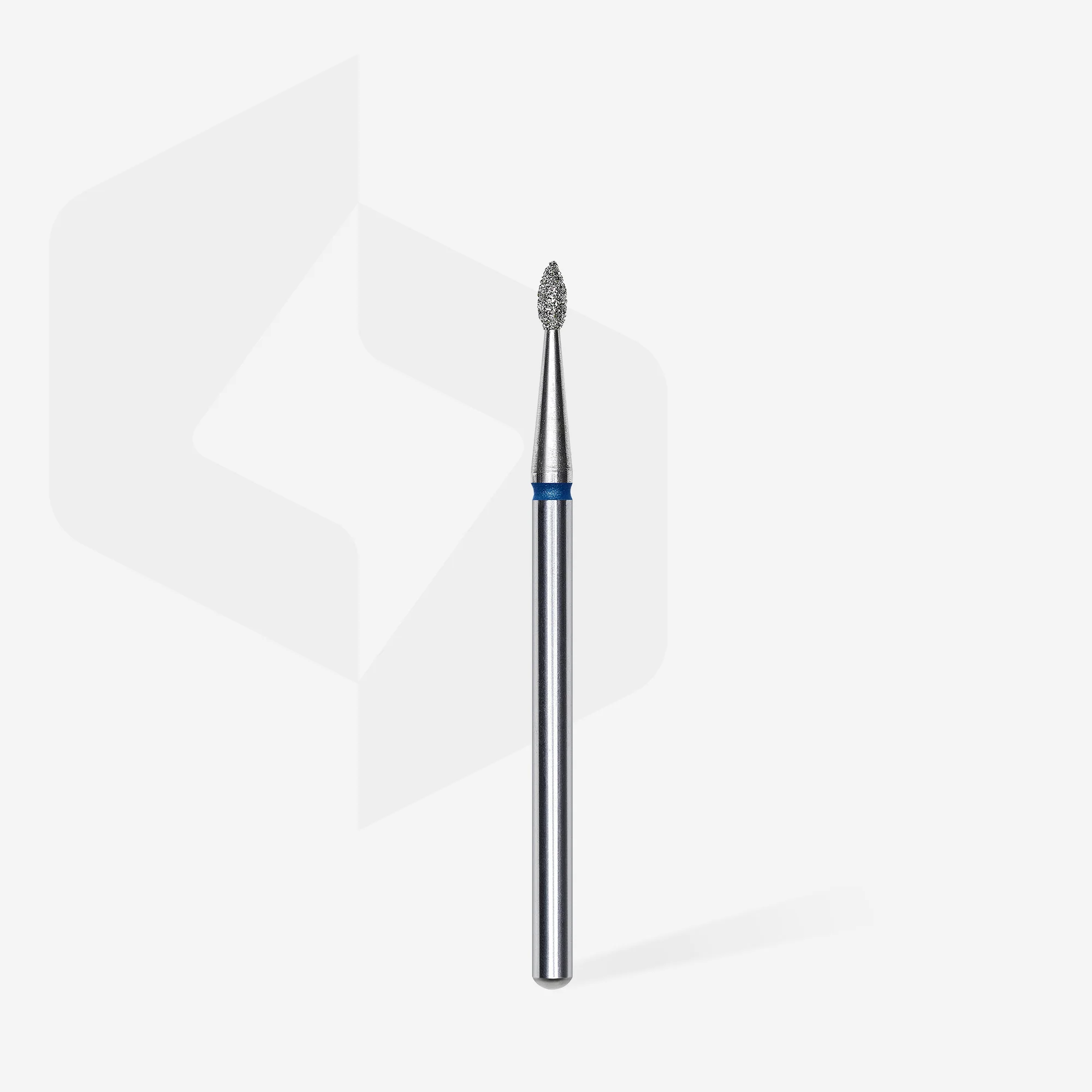 STALEKS EXPERT Diamond nail drill bit drop blue, head diameter 1,6 mm, working part 4 mm - Image 2