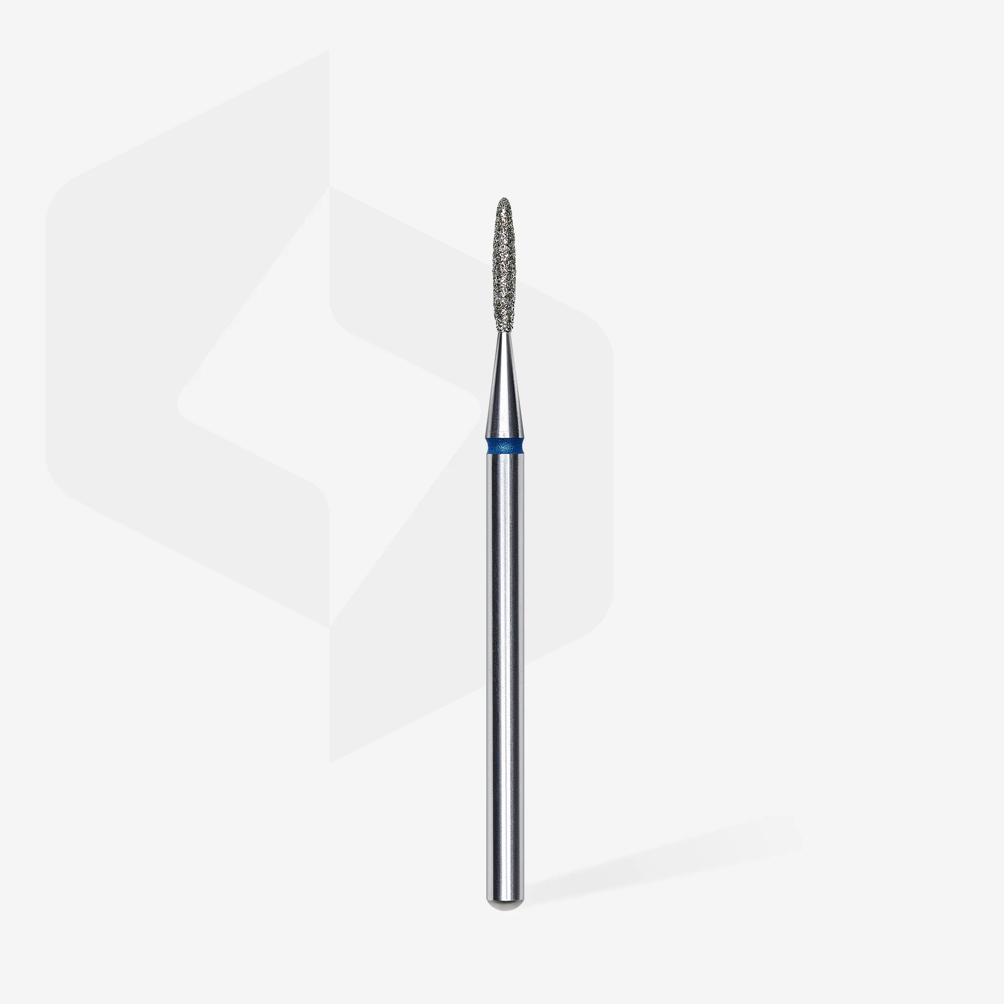 STALEKS EXPERT Diamond nail drill bit flame blue, head diameter 1,4 mm, working part 8 mm - Image 2
