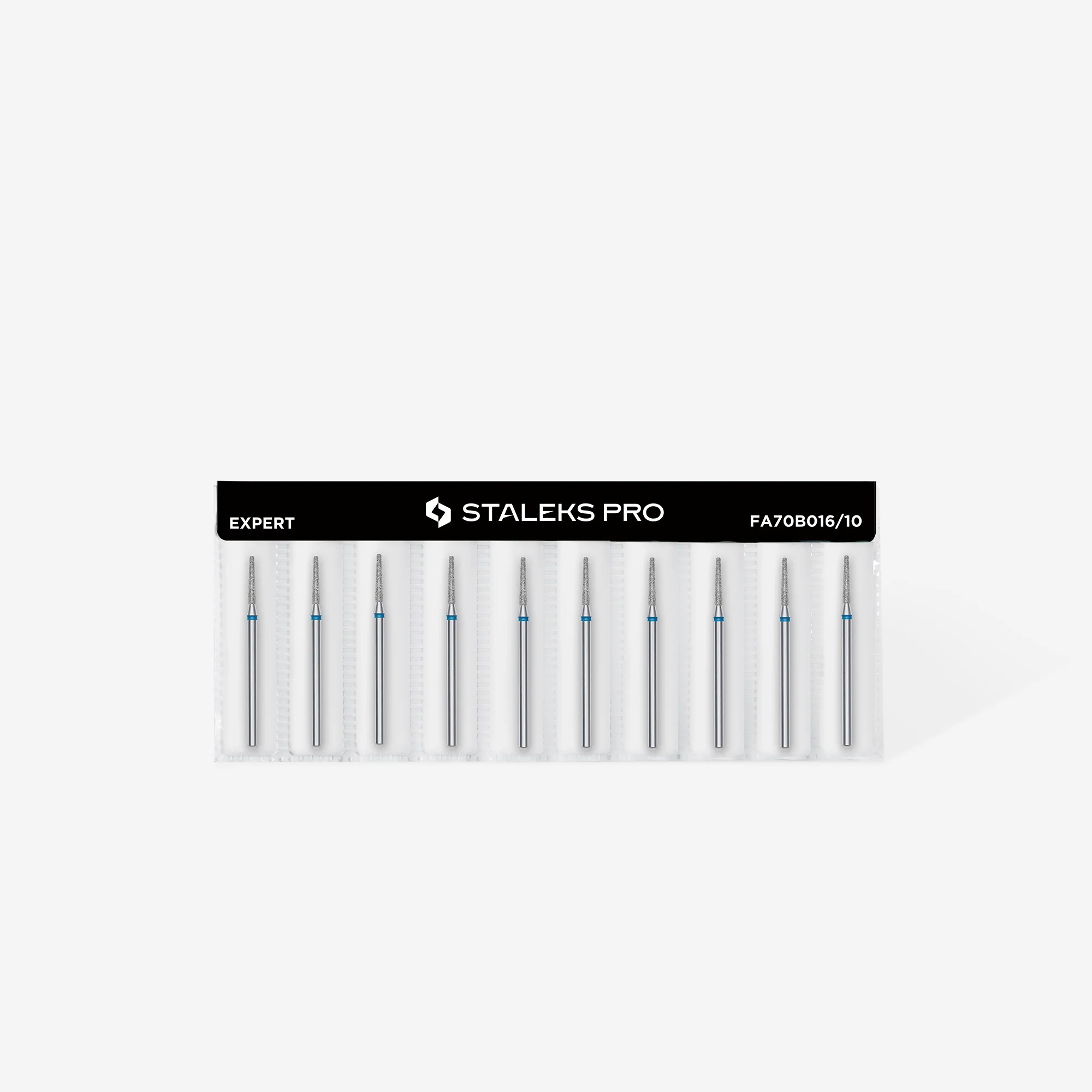 STALEKS EXPERT Diamond nail drill bit frustum blue, head diameter 1,6 mm, working part 10 mm - Image 3