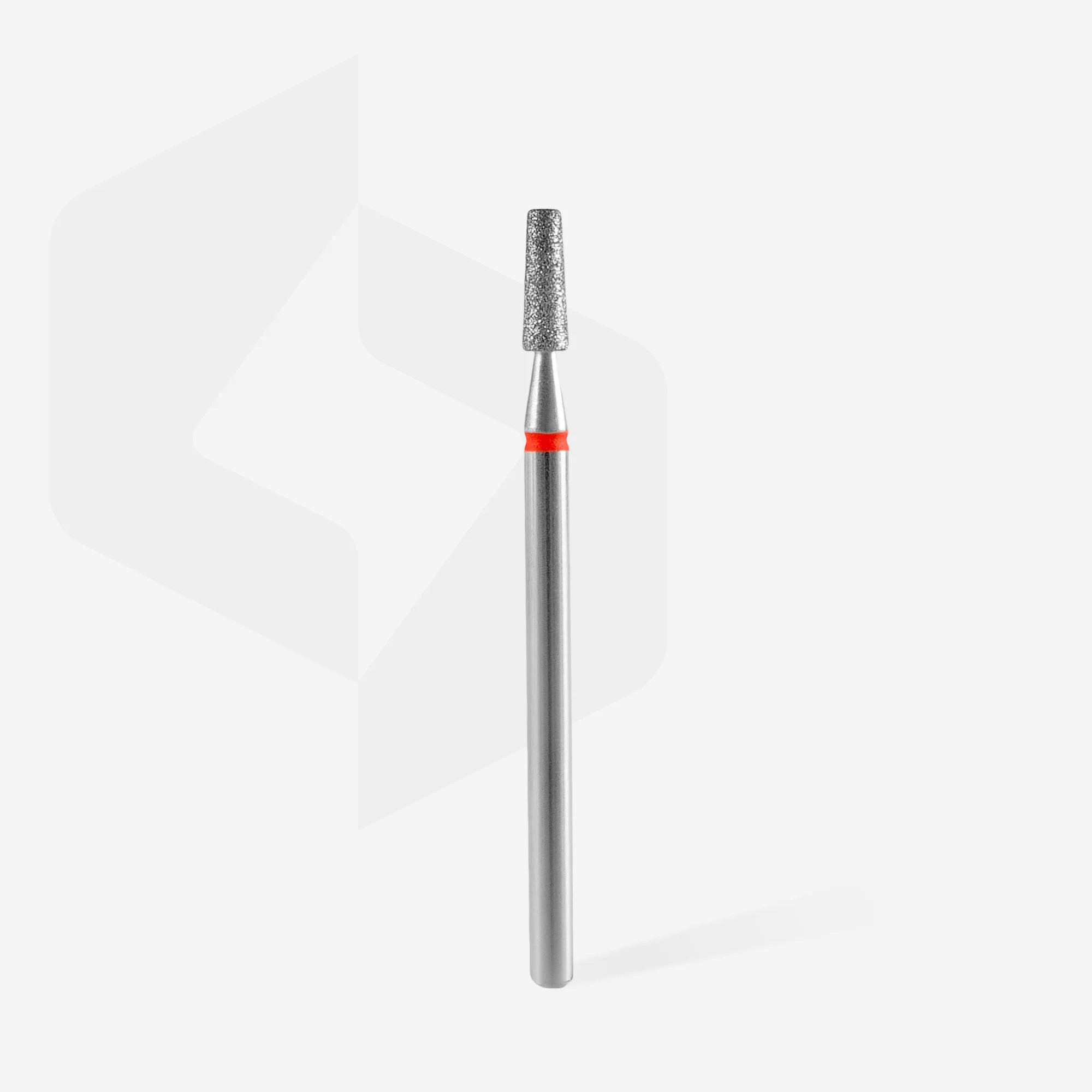 STALEKS EXPERT Diamond nail drill bit frustum red, head diameter 2,5 mm, working part 8 mm - Image 2