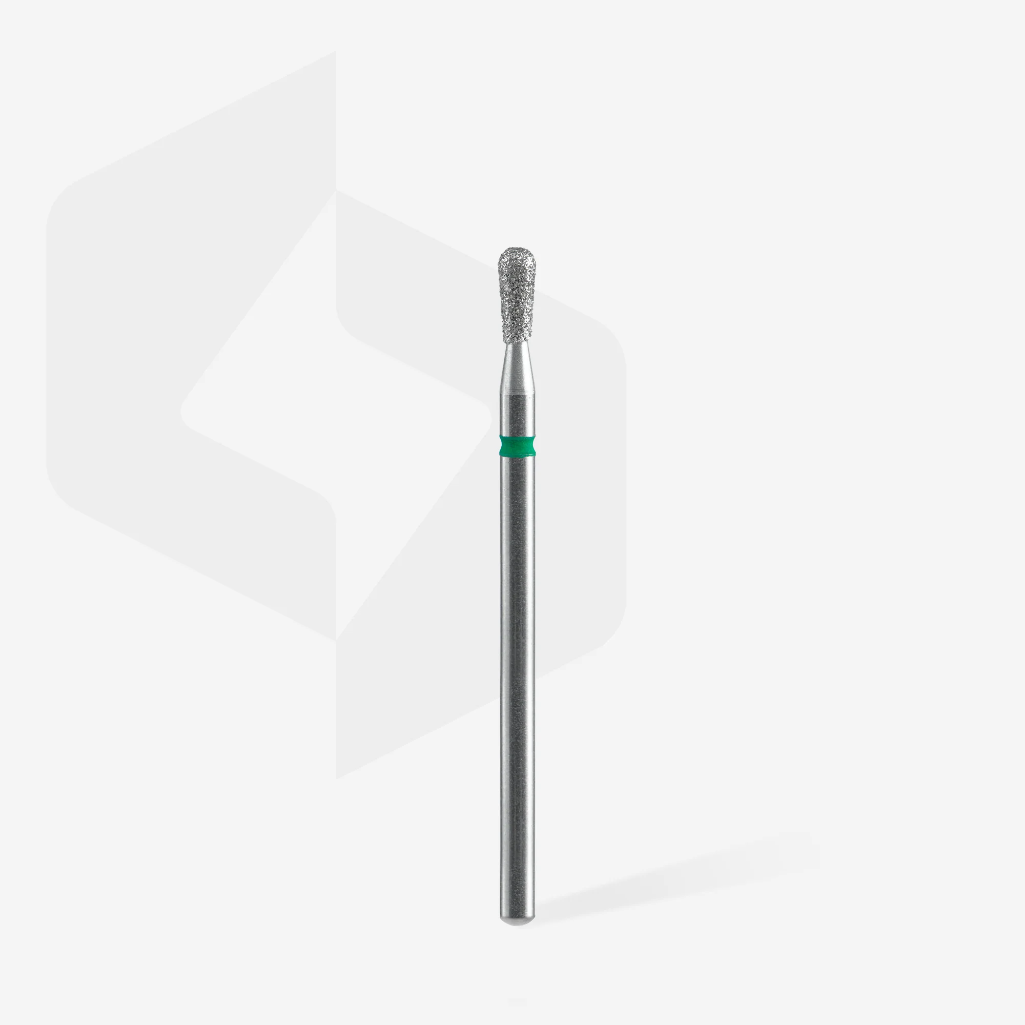 STALEKS EXPERT Diamond nail drill bit match green, head diameter 2,3 mm, working part 5 mm - Image 2