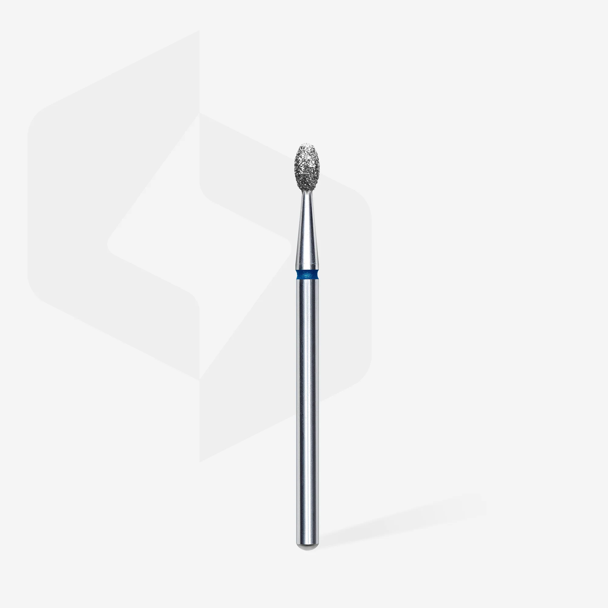 STALEKS EXPERT Diamond nail drill bit olive blue, head diameter 2,5 mm, working part 5 mm - Image 2