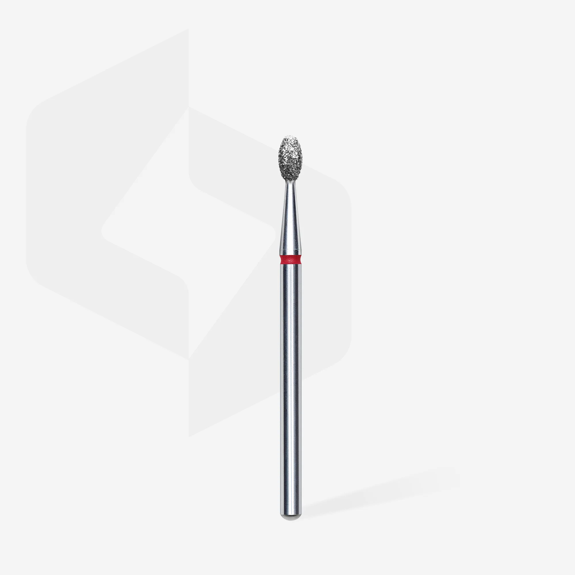 STALEKS EXPERT Diamond nail drill bit olive red, head diameter 2,5 mm, working part 5 mm - Image 2