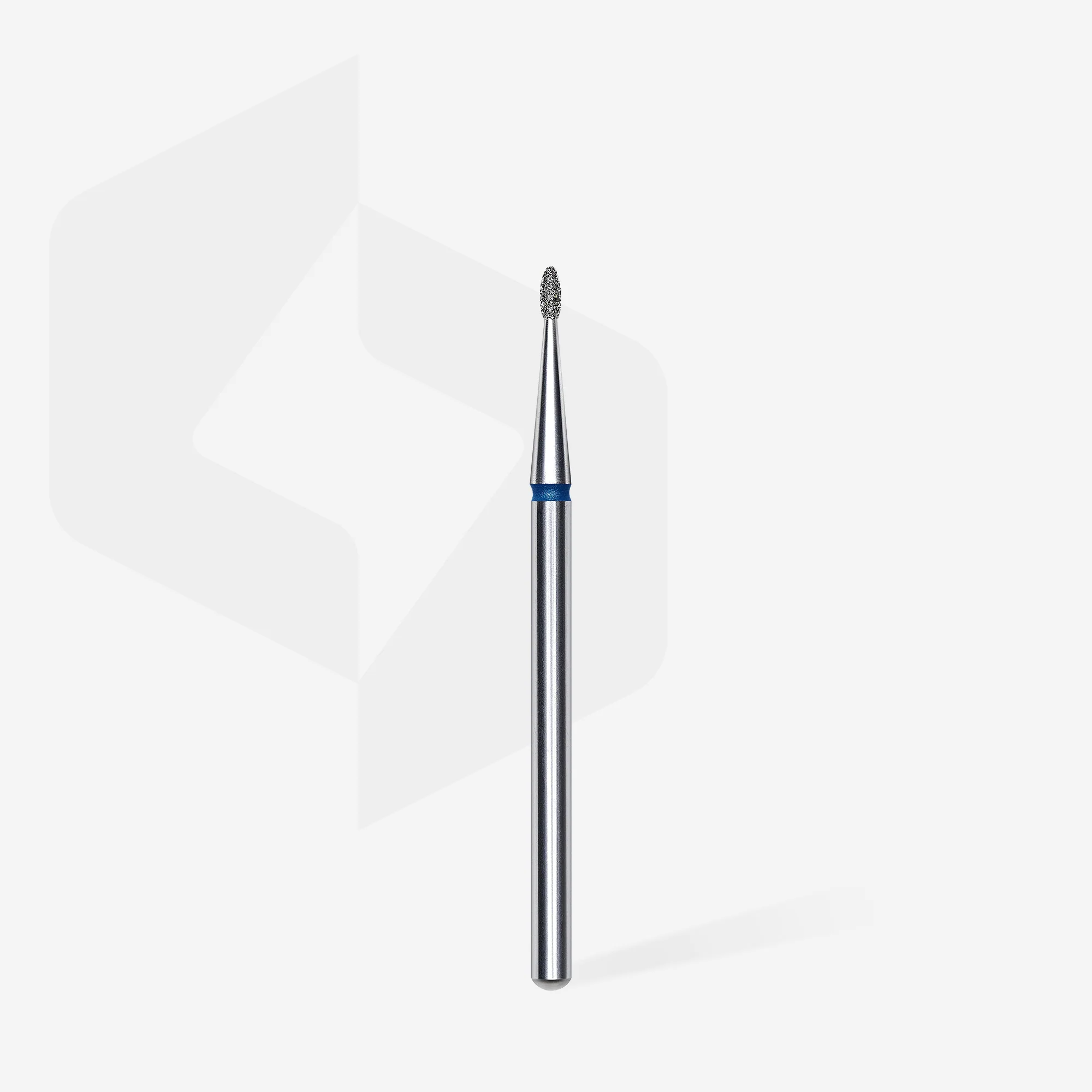 STALEKS EXPERT Diamond nail drill bit rounded bud blue, head diameter 1,2 mm, working part 3 mm - Image 2