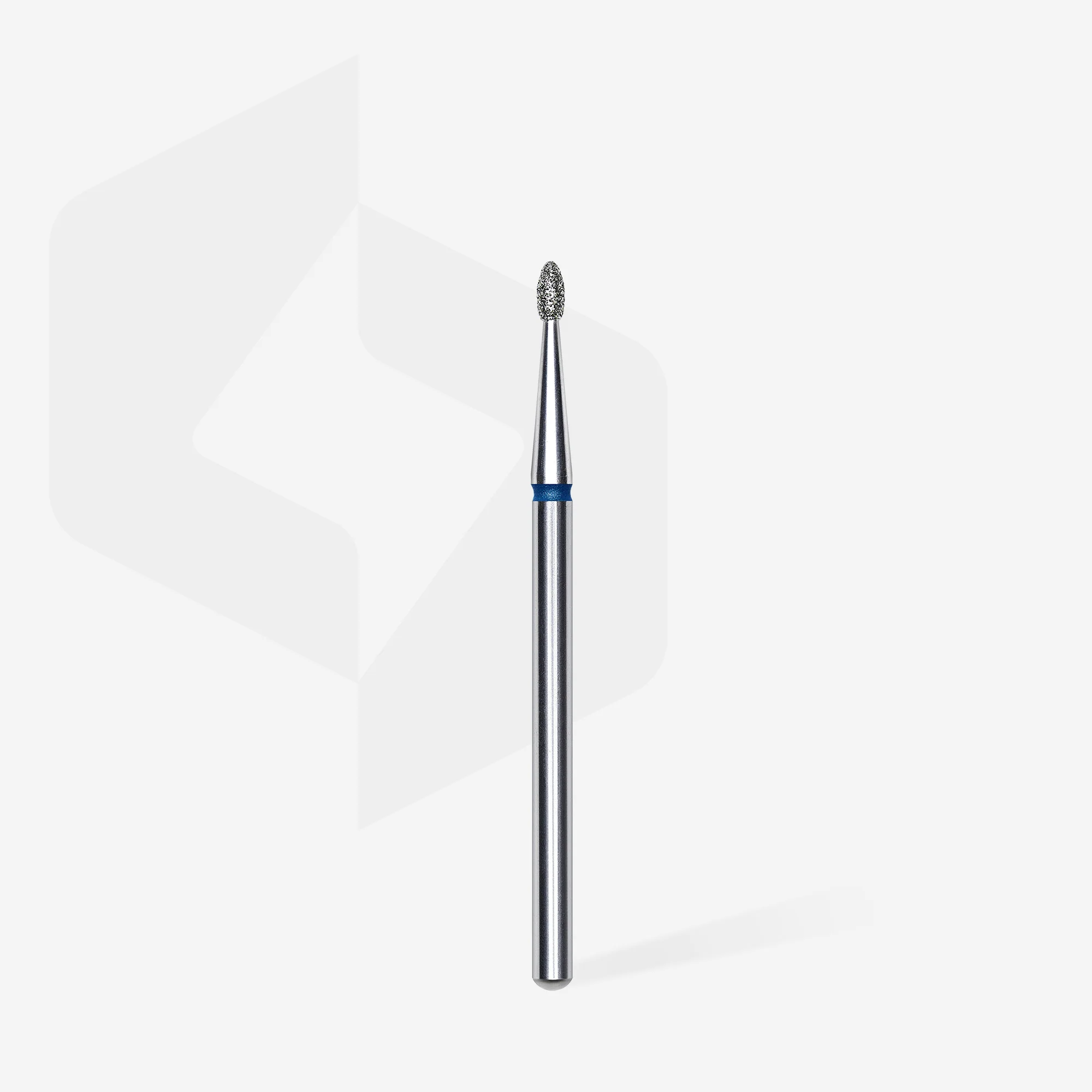 STALEKS EXPERT Diamond nail drill bit rounded bud blue, head diameter 1,6 mm, working part 3,4 mm - Image 2
