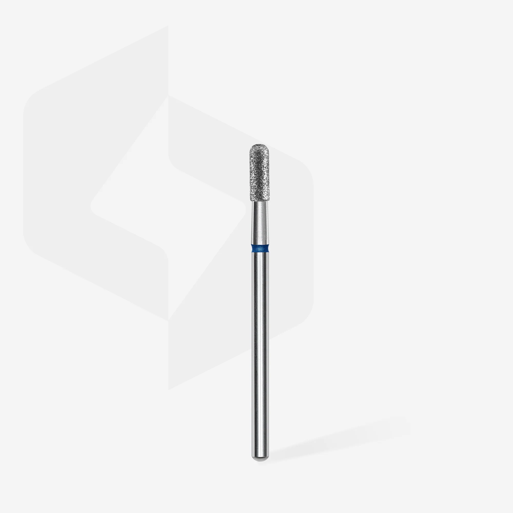 STALEKS EXPERT Diamond nail drill bit rounded cylinder blue, head diameter 2,3 mm, working part 6,5 mm - Image 2