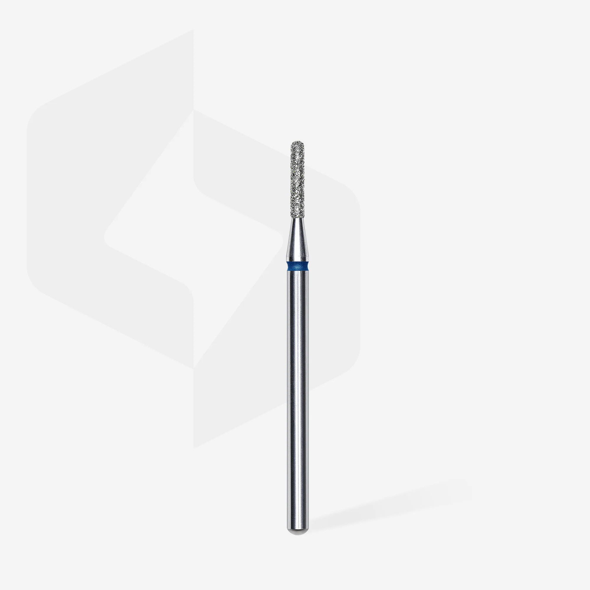 STALEKS EXPERT Diamond nail drill bit rounded cylinder blue, head diameter 1,4 mm, working part 8 mm - Image 2