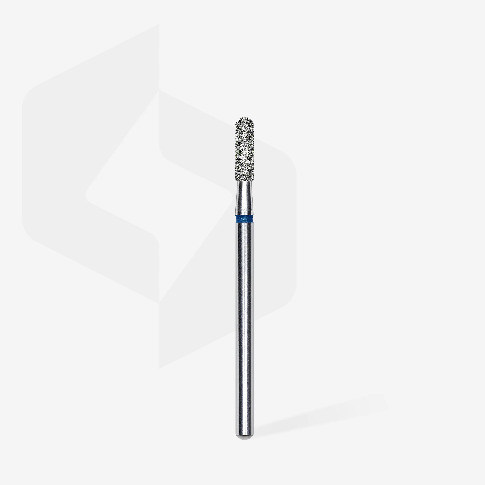 STALEKS EXPERT Diamond nail drill bit rounded cylinder blue, head diameter 2,3 mm, working part 8 mm - Image 2