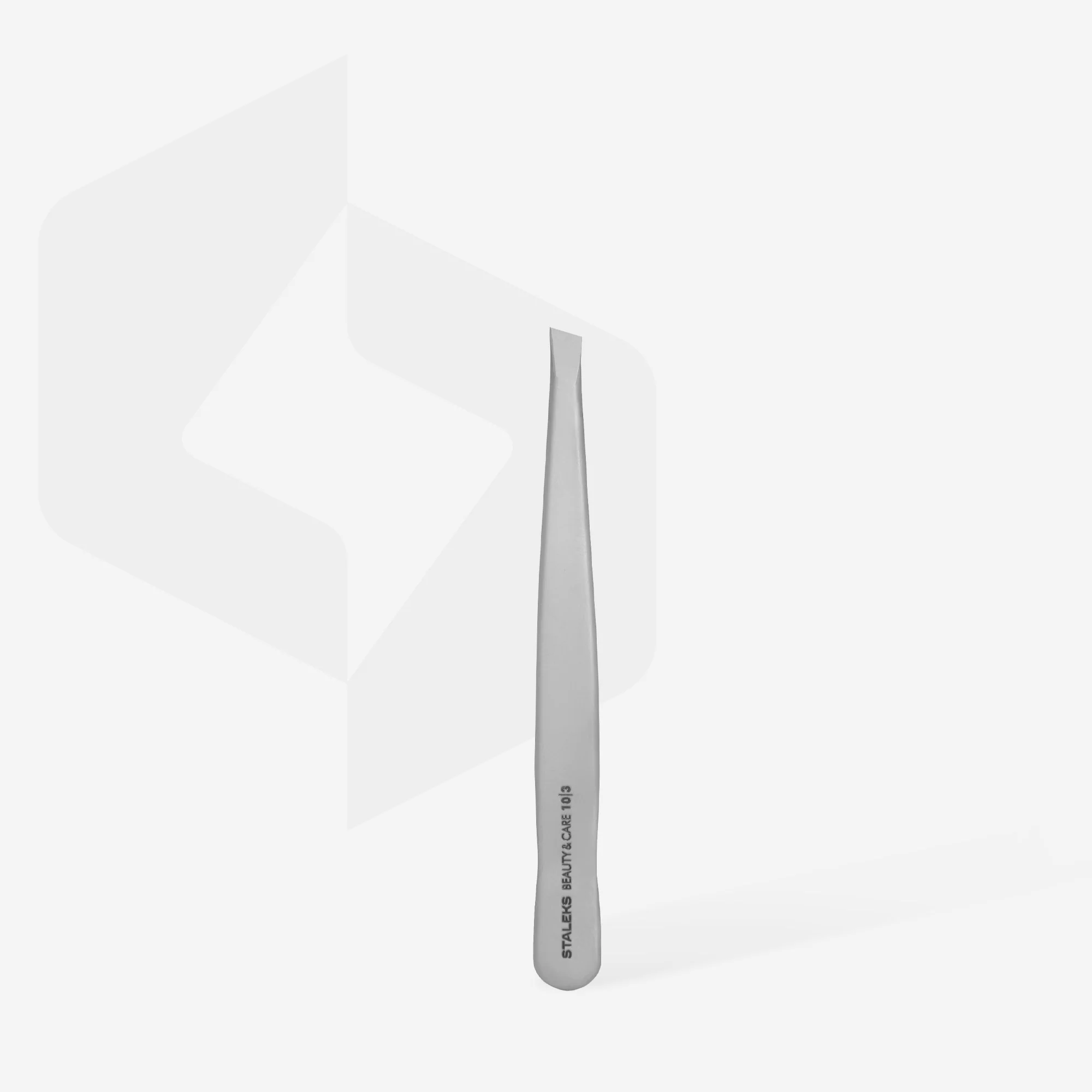 STALEKS BEAUTY & CARE 10 TYPE 3 Eyebrow tweezers wide beveled - Image 3