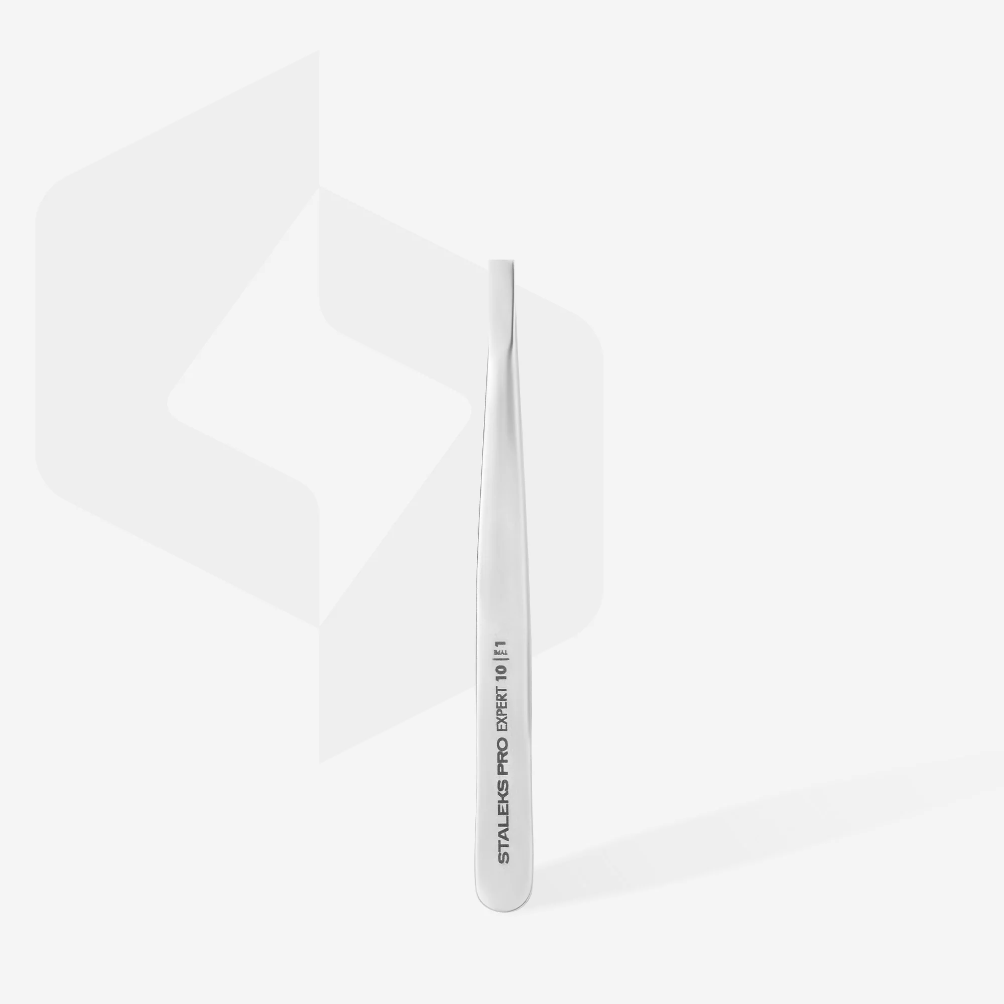 STALEKS EXPERT 10 TYPE 1 Professional eyebrow tweezers wide straight - Image 3