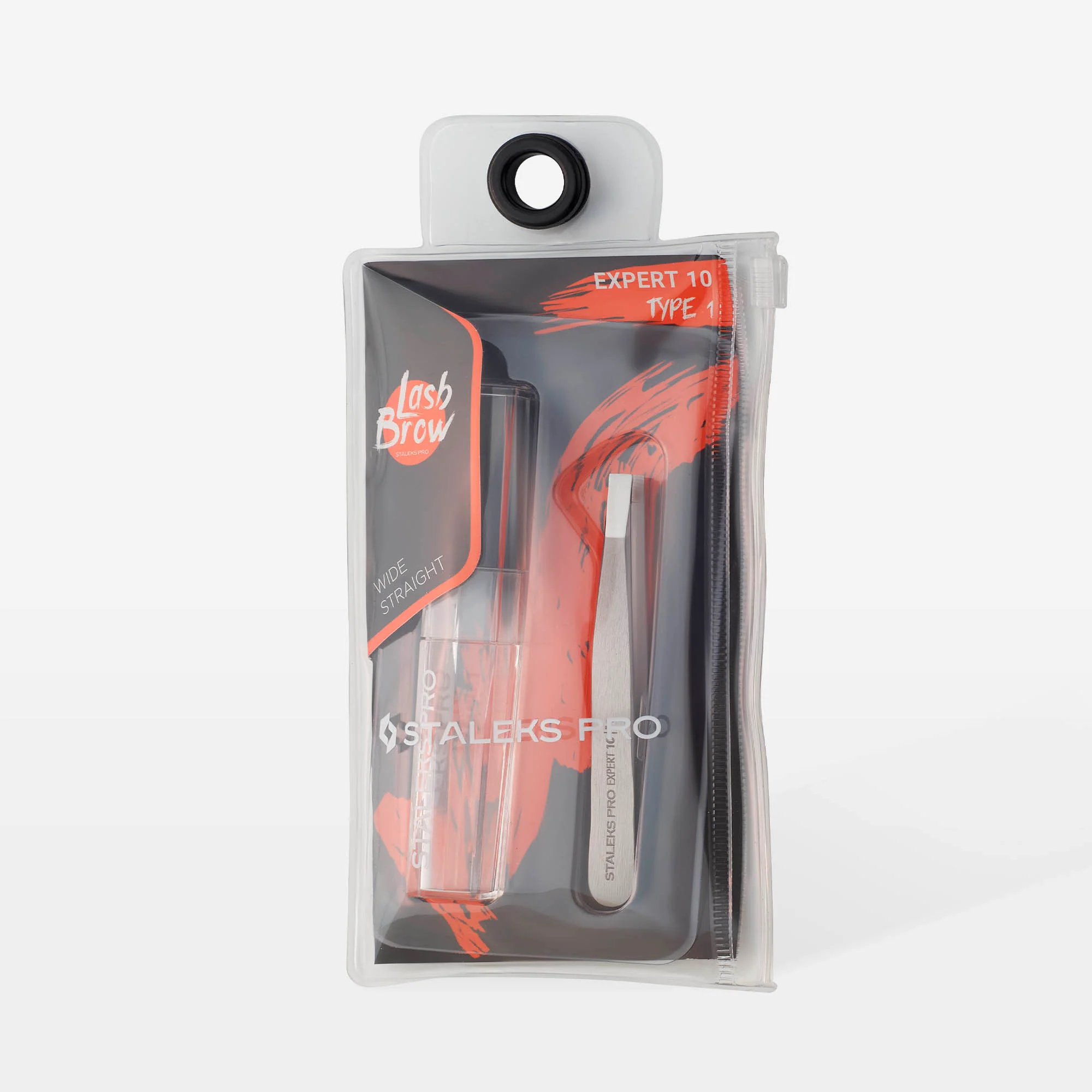 STALEKS EXPERT 10 TYPE 1 Professional eyebrow tweezers wide straight - Image 4