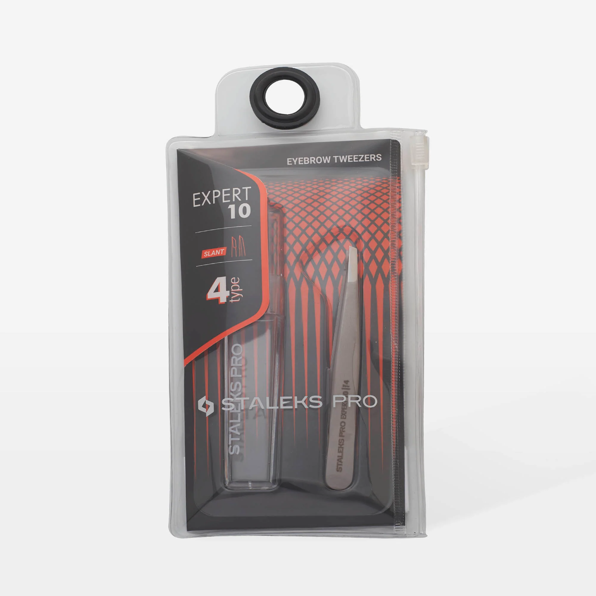 STALEKS EXPERT 10 TYPE 4 Professional eyebrow tweezers narrow beveled - Image 4