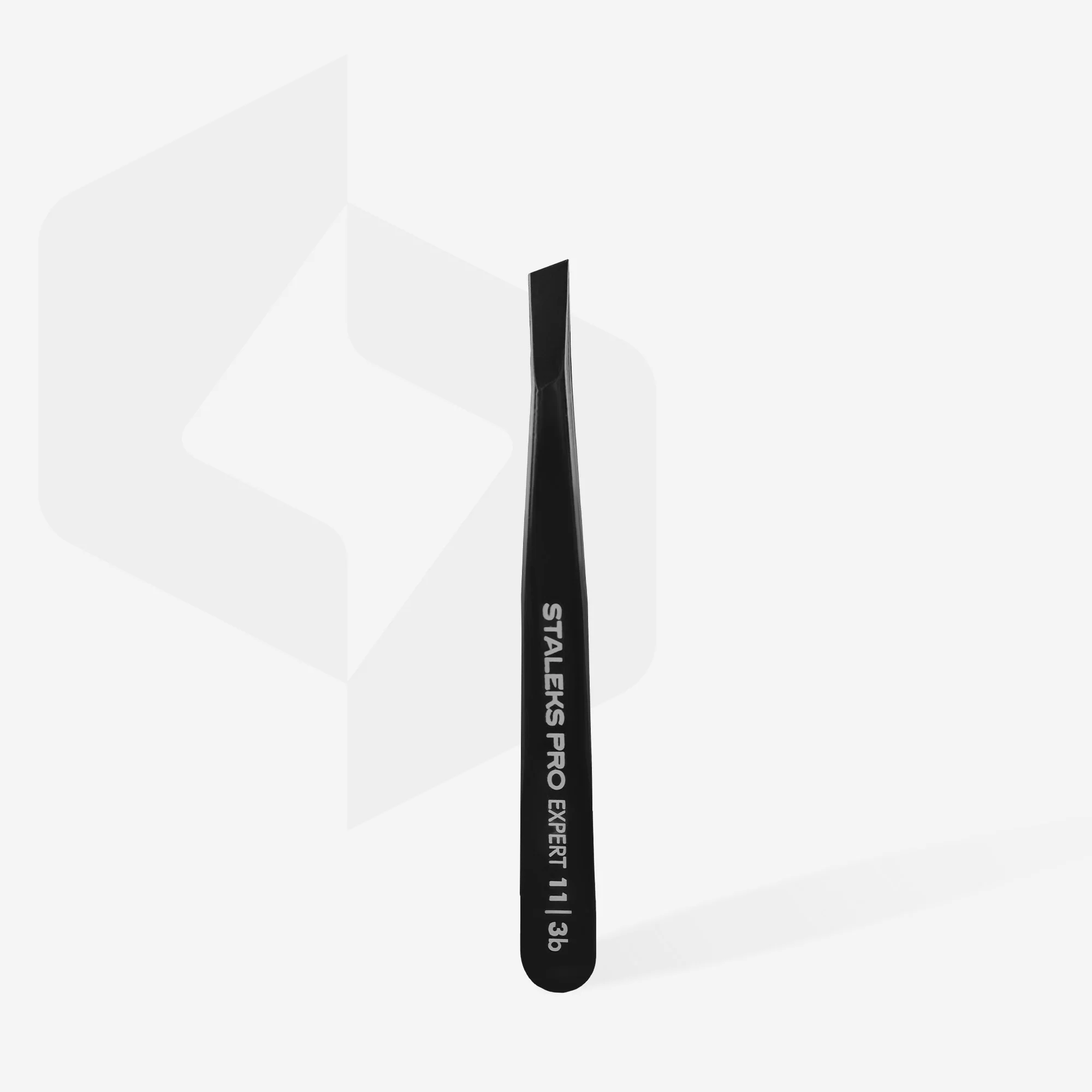 STALEKS EXPERT 11 TYPE 3b Professional eyebrow tweezers wide beveled - Image 3