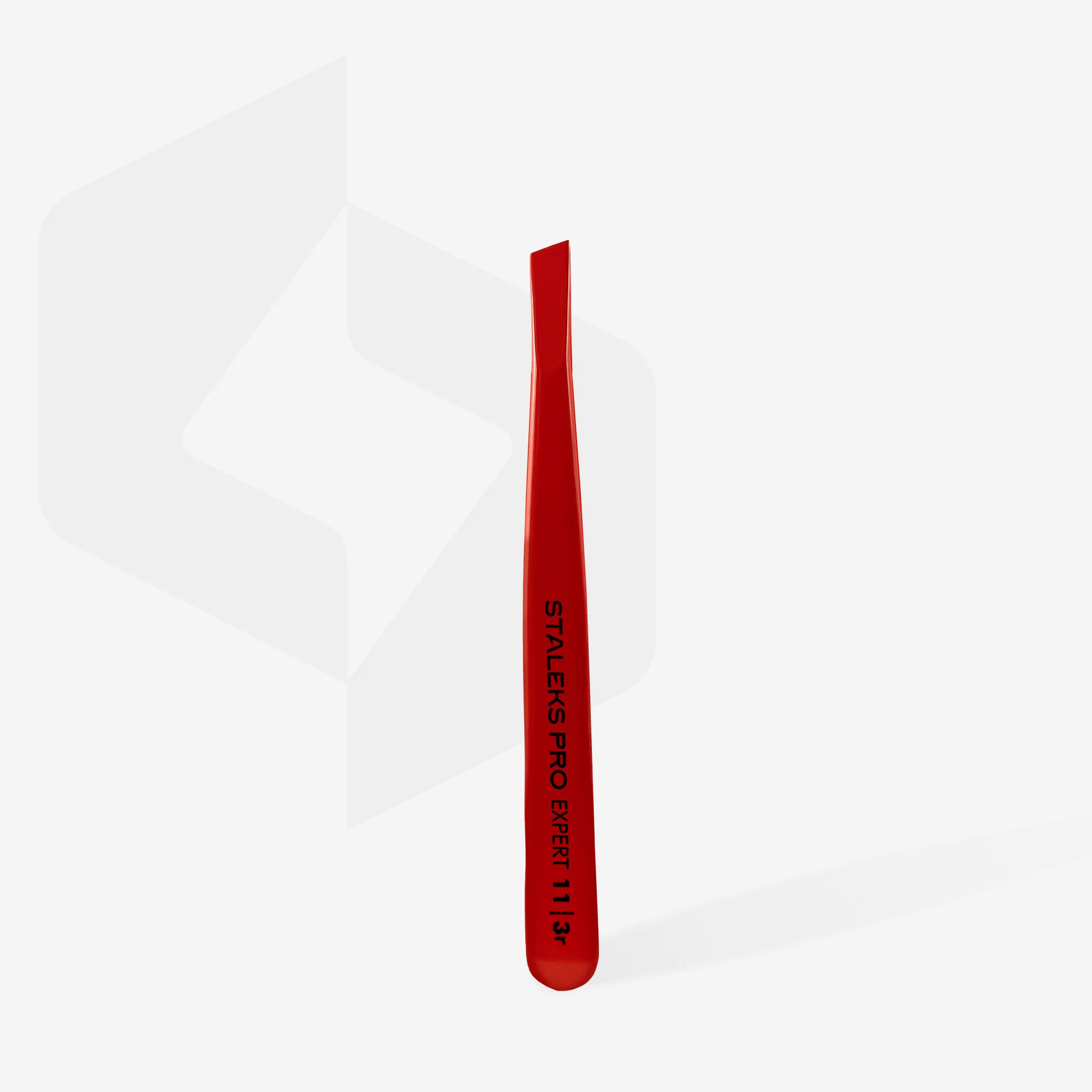 STALEKS EXPERT 11 TYPE 3b Professional eyebrow tweezers wide beveled - Image 3