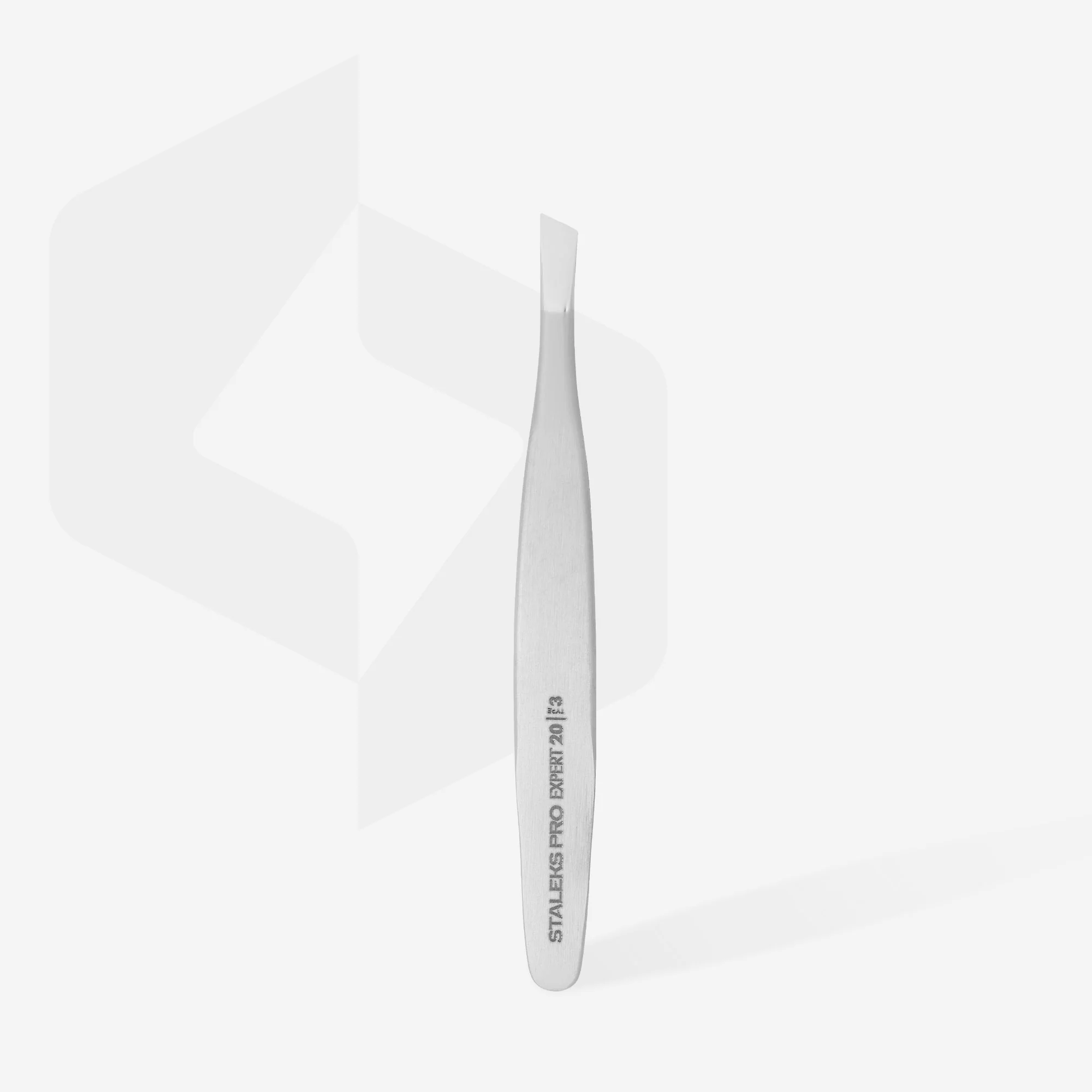 STALEKS EXPERT 20 TYPE 3 Professional eyebrow tweezers wide beveled - Image 3