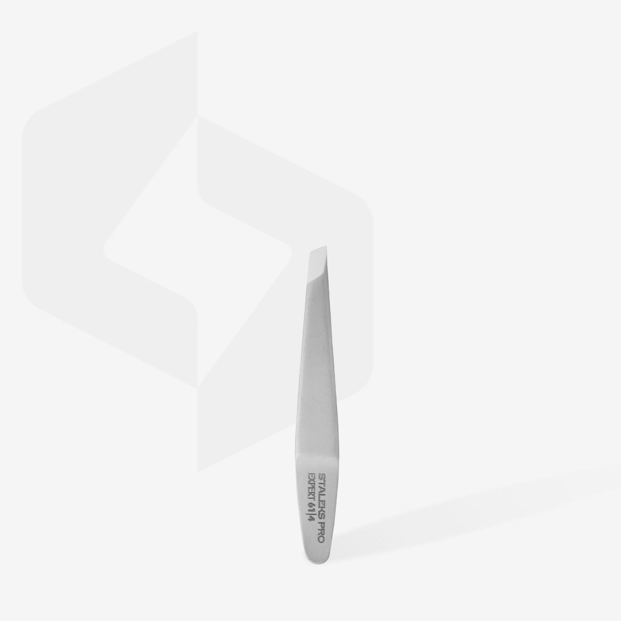 STALEKS EXPERT 61 TYPE 4 Professional eyebrow tweezers narrow beveled - Image 3