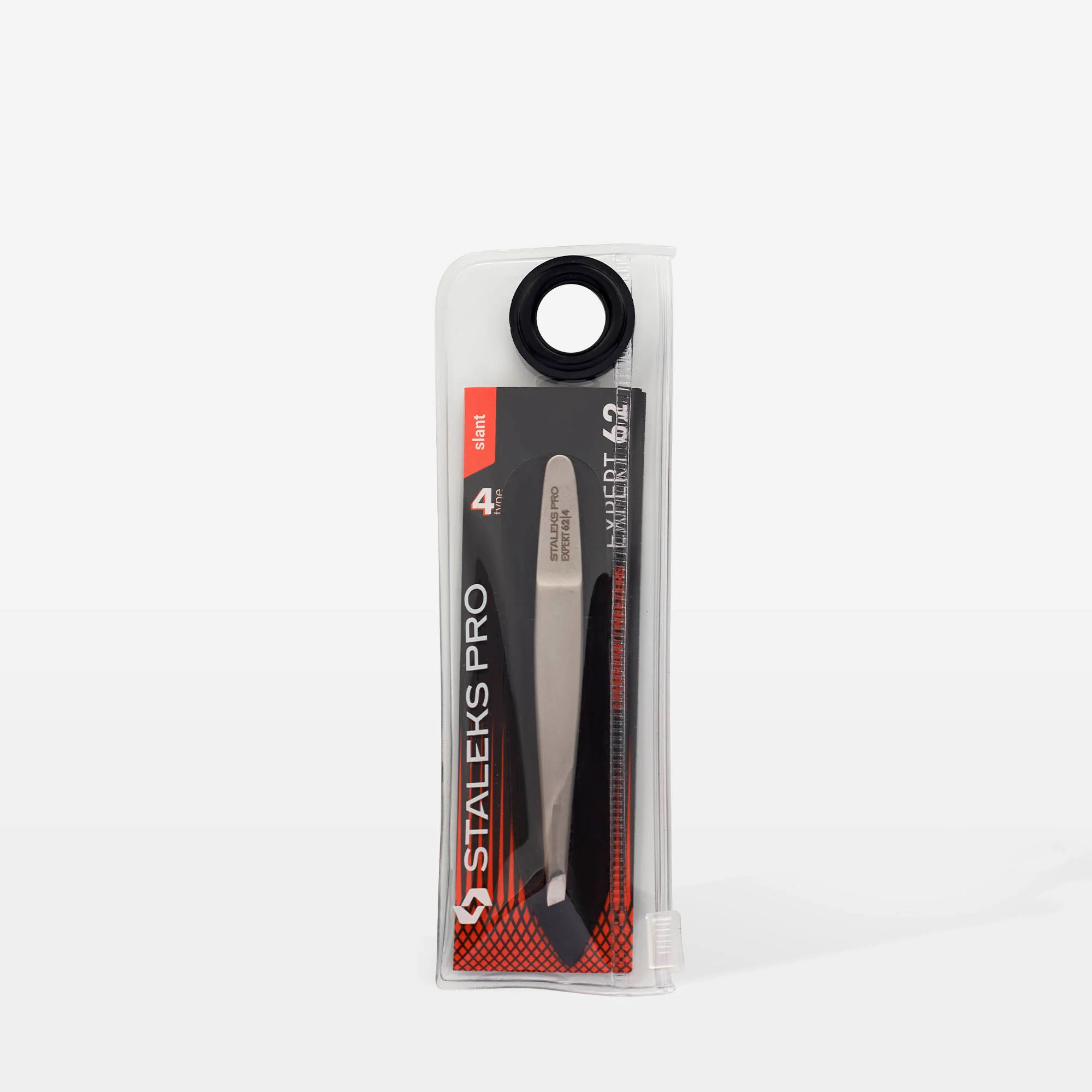 STALEKS EXPERT 62 TYPE 4 Professional eyebrow tweezers narrow beveled - Image 4