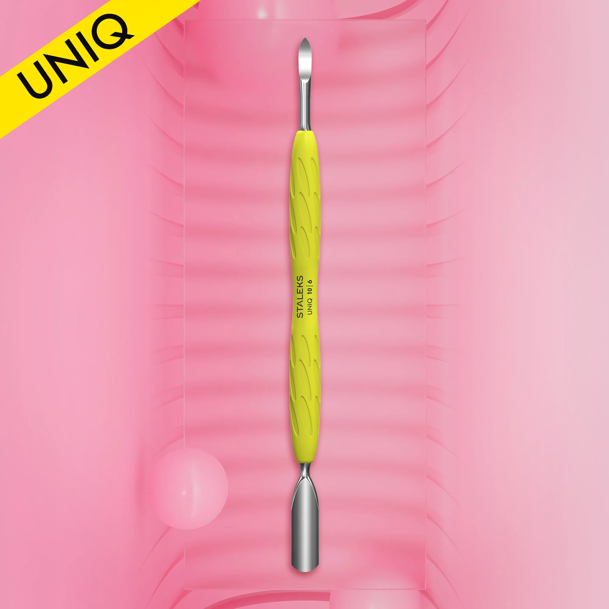 STALEKS UNIQ 10 TYPE 6 Gummy Rounded wide pusher and nail cleaner - Image 5