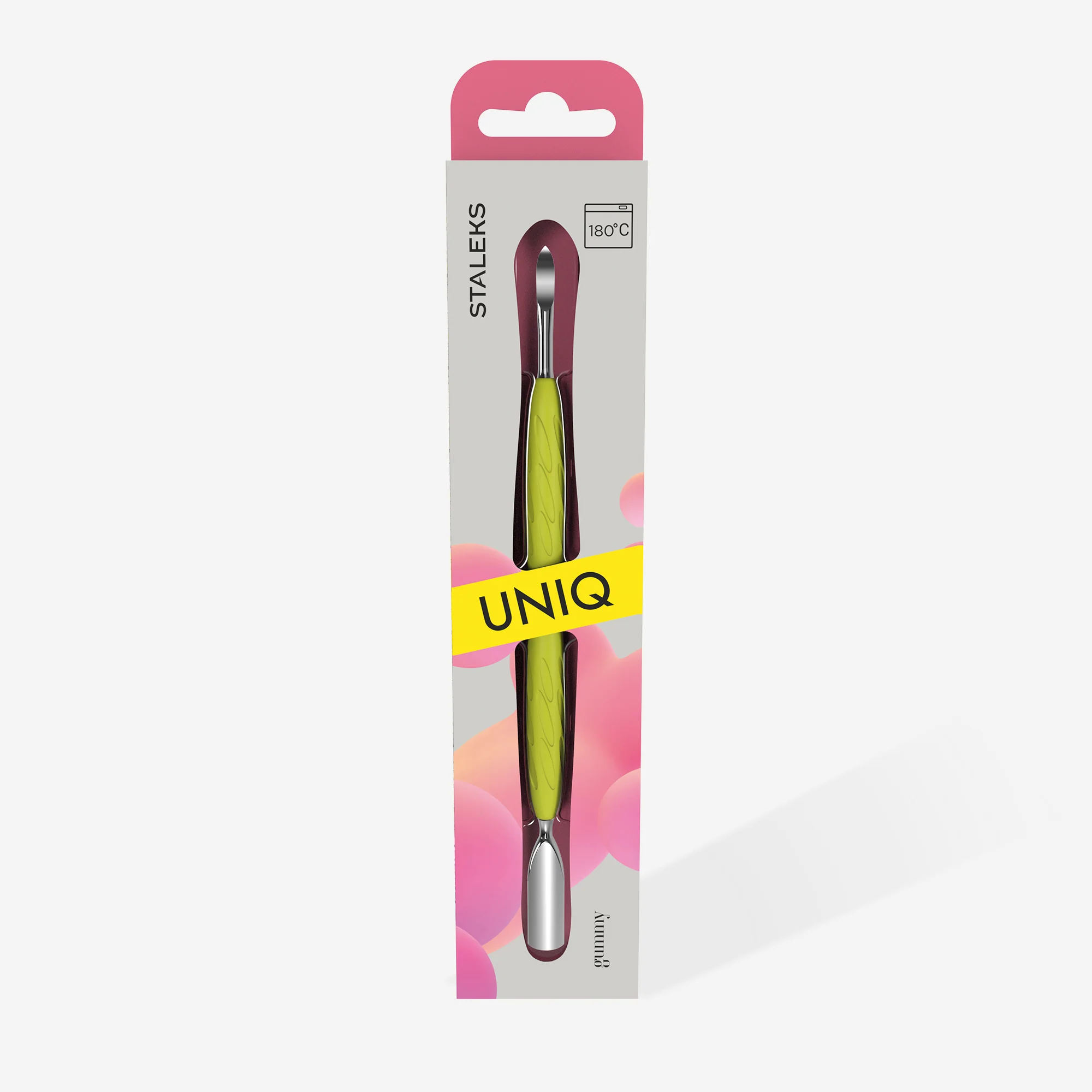 STALEKS UNIQ 10 TYPE 6 Gummy Rounded wide pusher and nail cleaner - Image 6