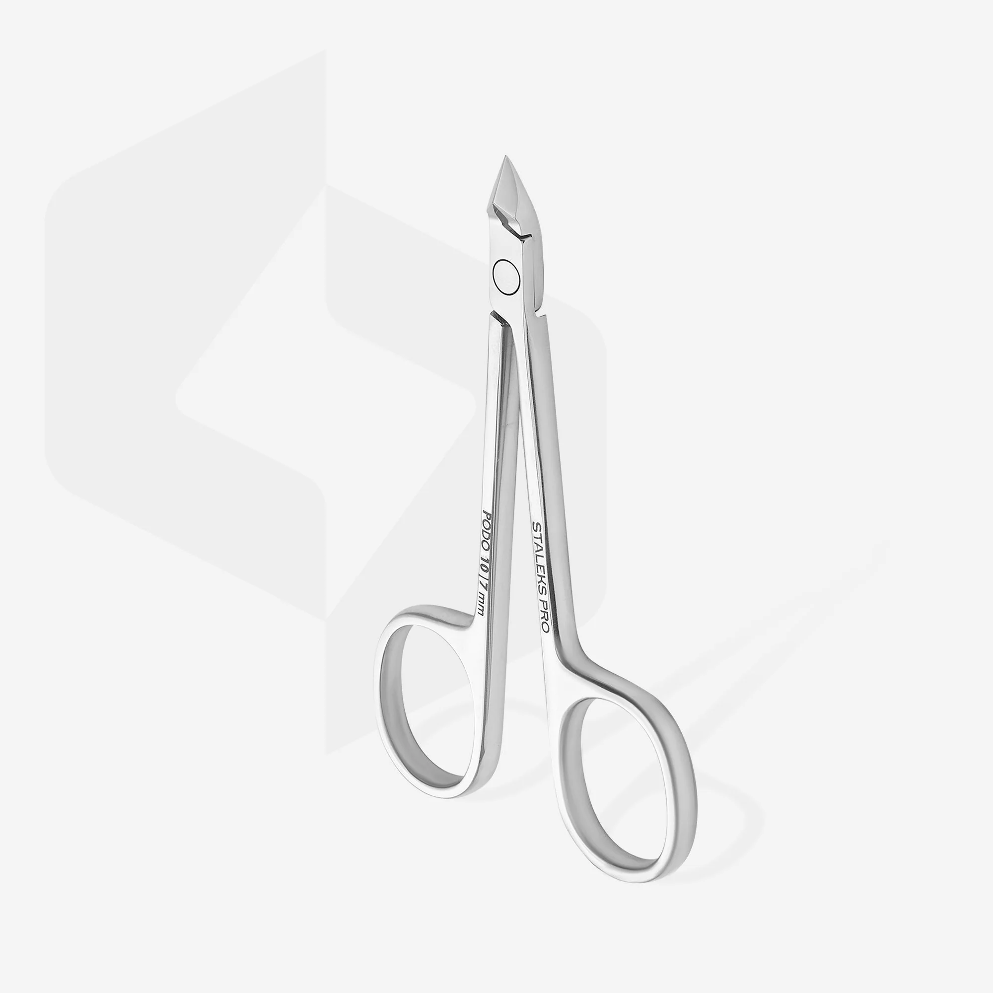 STALEKS PODO 10 Podology scissors style nippers for cuticle and callus, 7 mm - Image 3