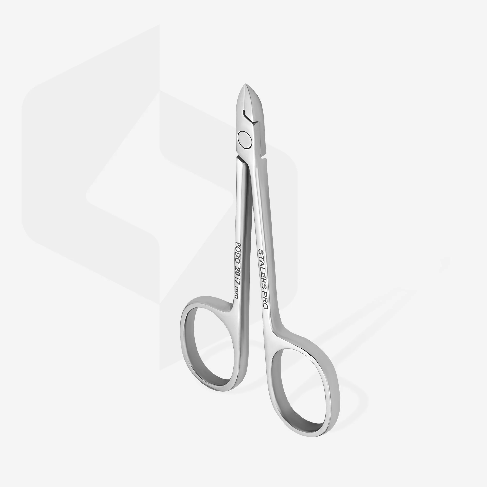 STALEKS PODO 20 Podology scissors style nippers for cuticle and callus, 7 mm - Image 3