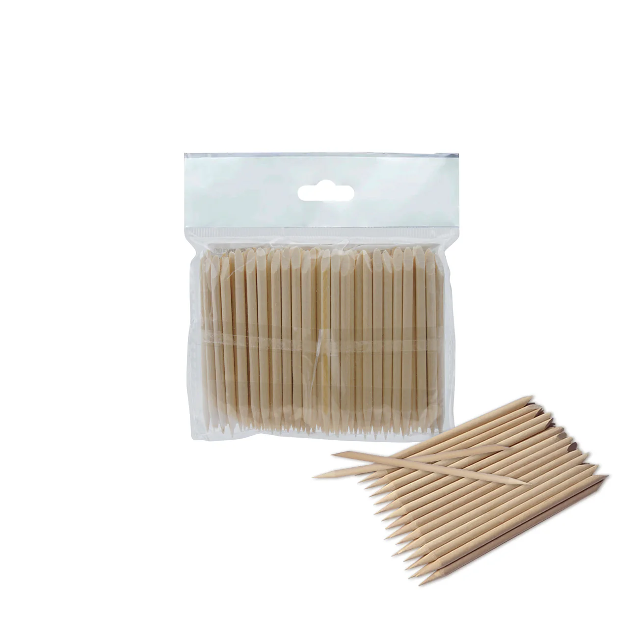 STALEKS EXPERT Orange stick wooden, 75 mm (100 pcs) - Image 2