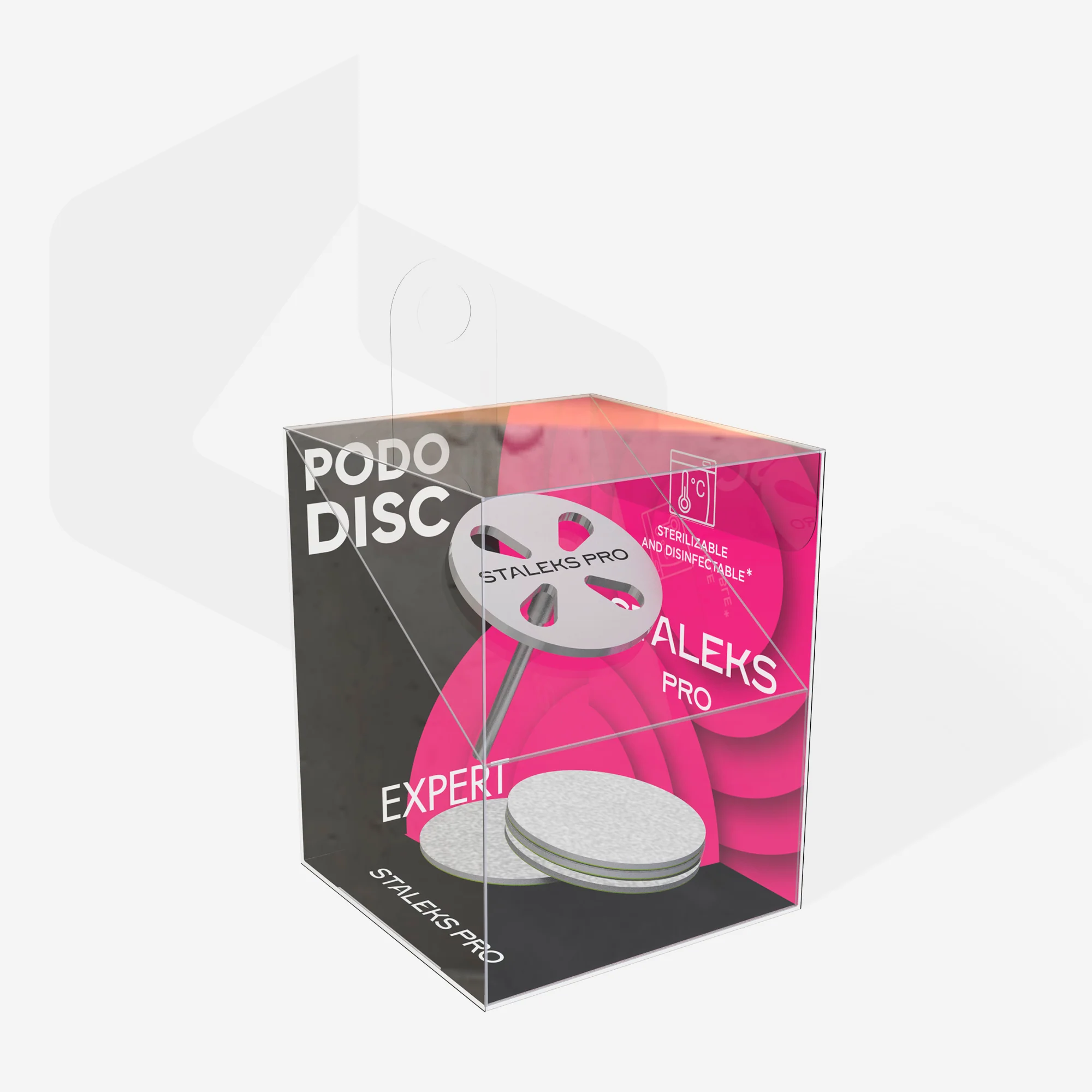 STALEKS EXPERT PODODISC M Pedicure disc with disposable files, 180 grit, 20 mm (5 pcs) - Image 3