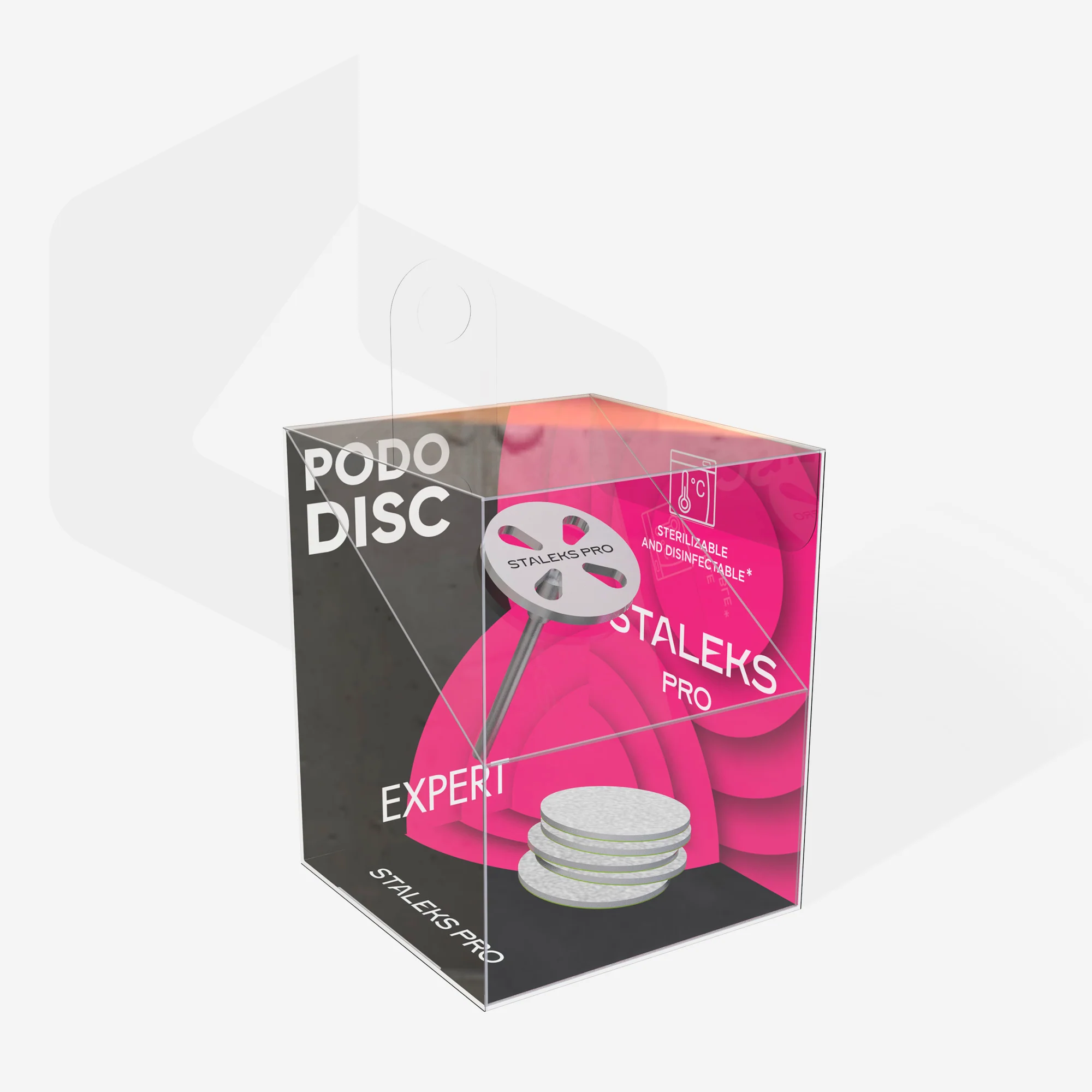 STALEKS EXPERT PODODISC S Pedicure disc with disposable files, 180 grit, 15 mm (5 pcs) - Image 3