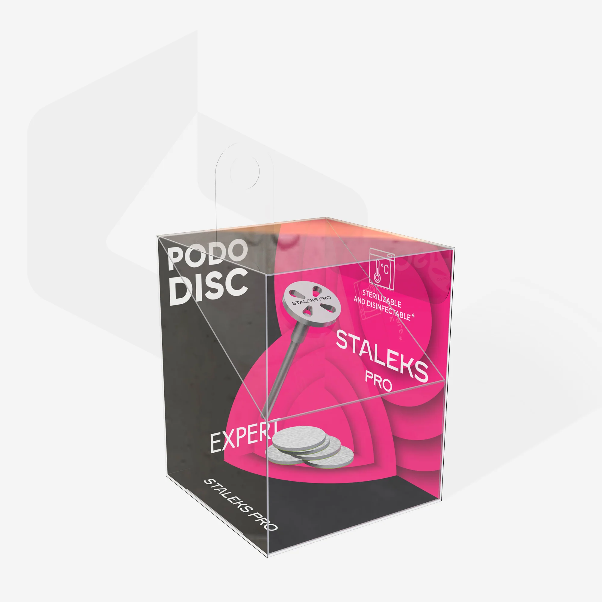 STALEKS EXPERT PODODISC XS Pedicure disc with disposable files, 180 grit, 10 mm (5 pcs) - Image 3