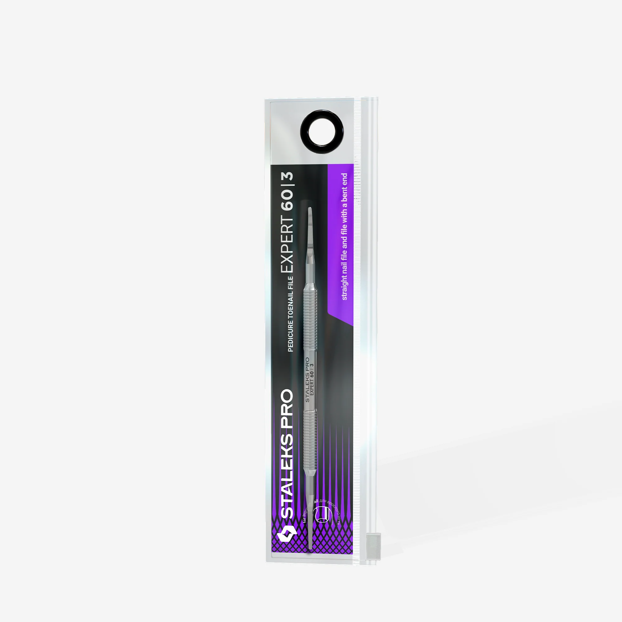 STALEKS EXPERT 60 TYPE 3 Straight nail file and file with a bent end - Image 4