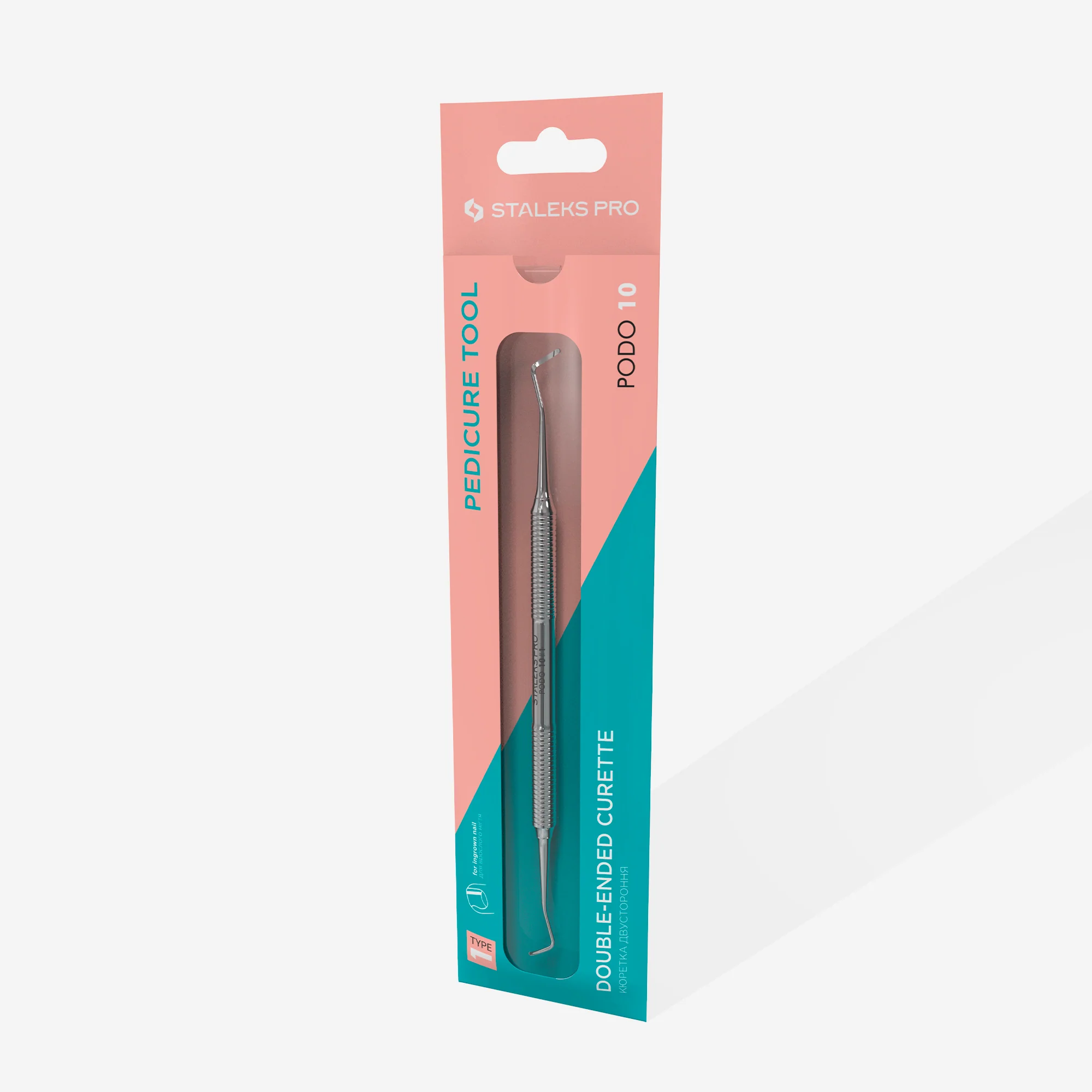 STALEKS PODO 10 TYPE 1 Podology double-ended curette - Image 4