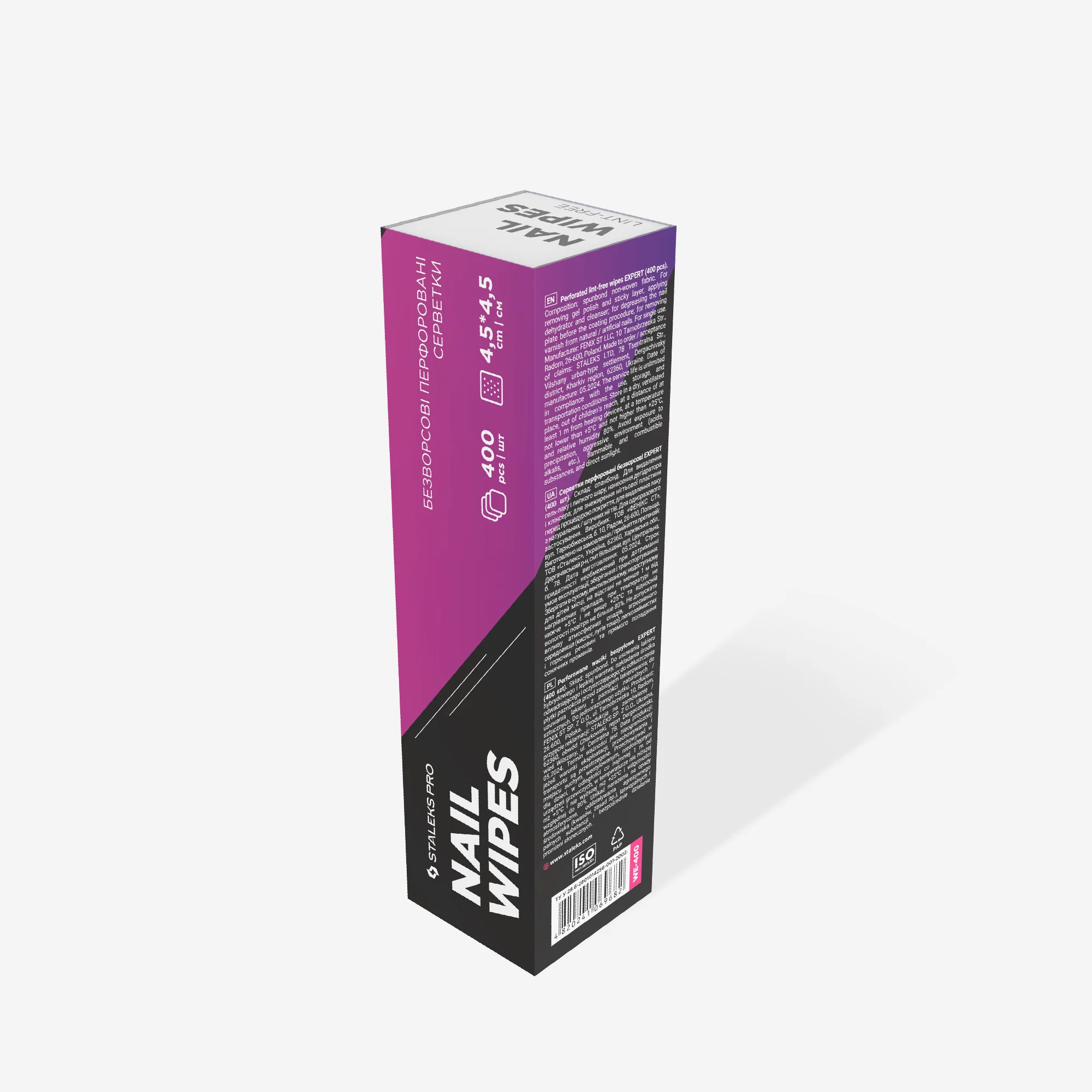 STALEKS EXPERT Perforated lint-free wipes (400 pcs) - Image 3