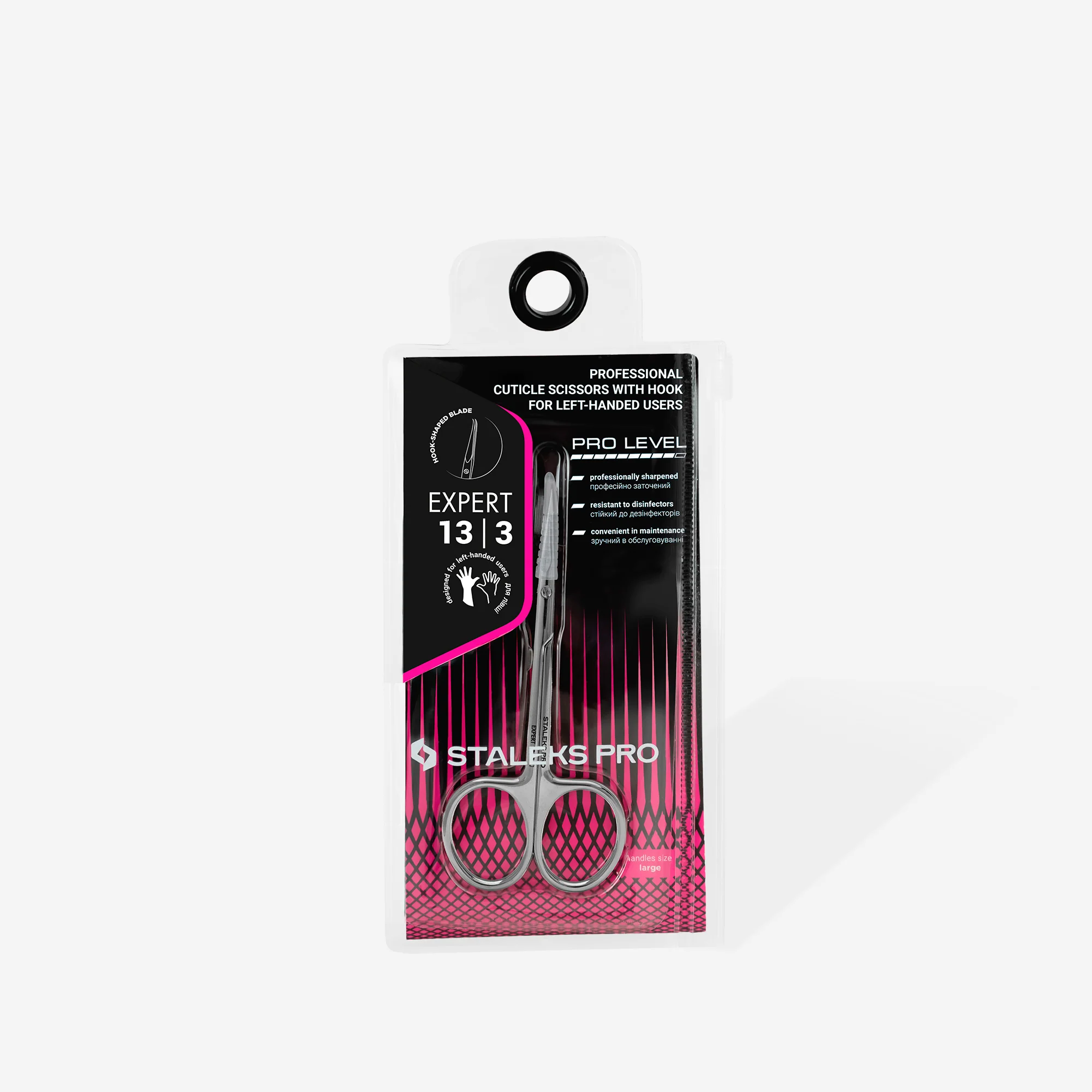 STALEKS EXPERT 13 TYPE 3 Professional cuticle scissors with hook for left-handed users - Image 5