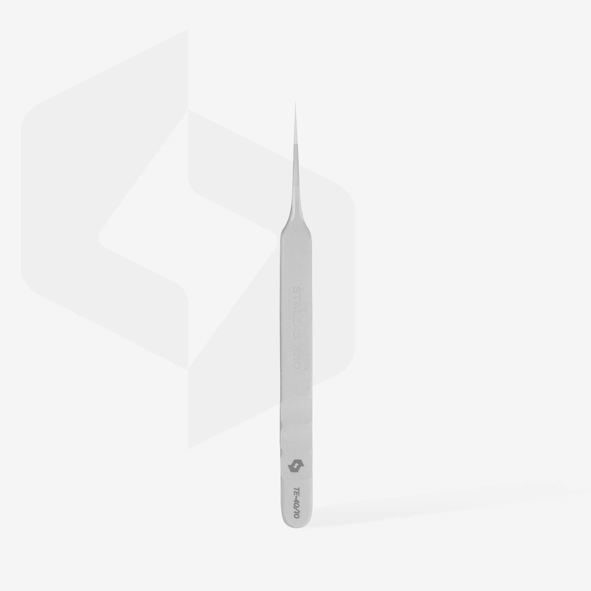 STALEKS EXPERT 40 TYPE 10 Professional lash tweezers with fiber tips, straight - Image 3