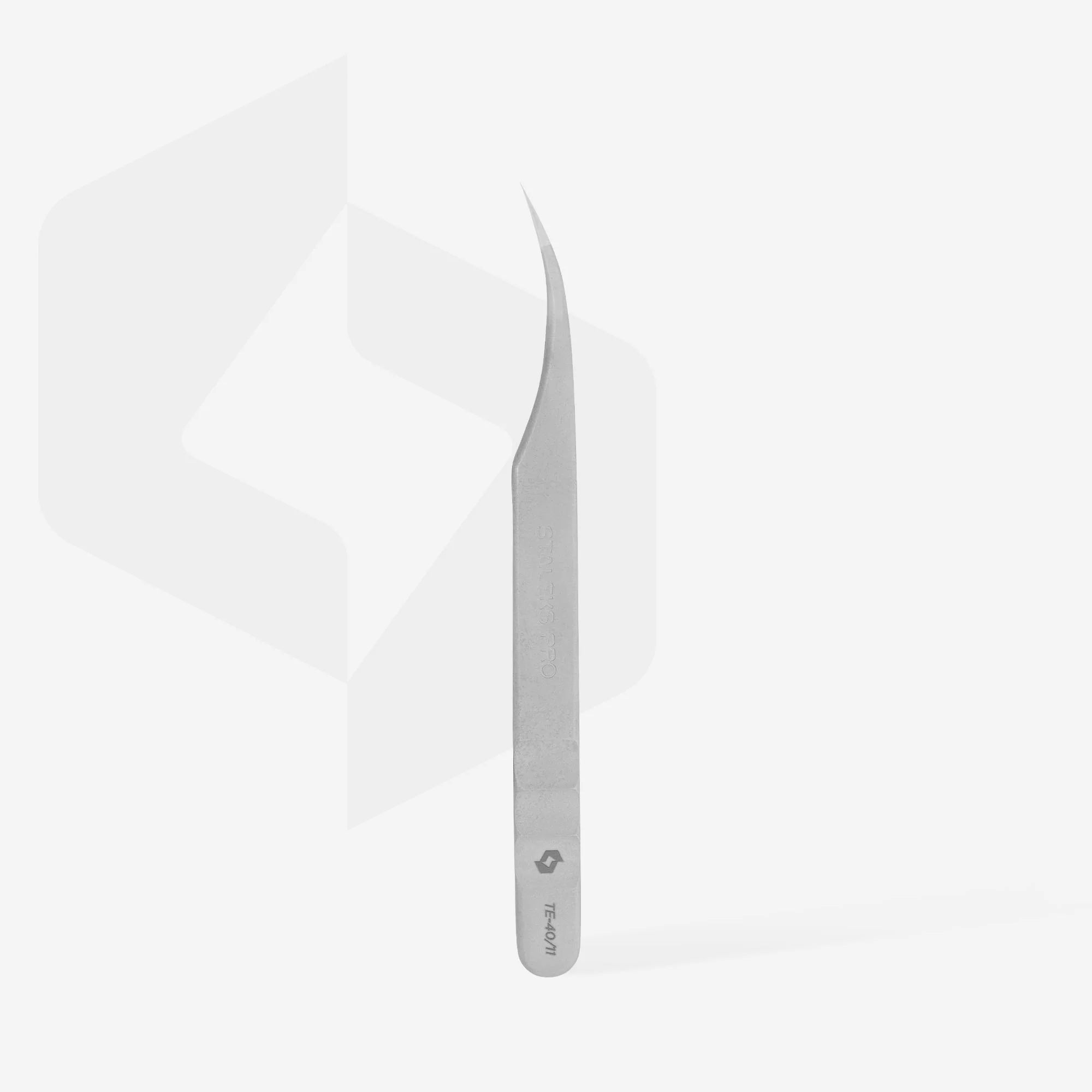 STALEKS EXPERT 40 TYPE 11 Professional lash tweezers with fiber tips, curved - Image 3