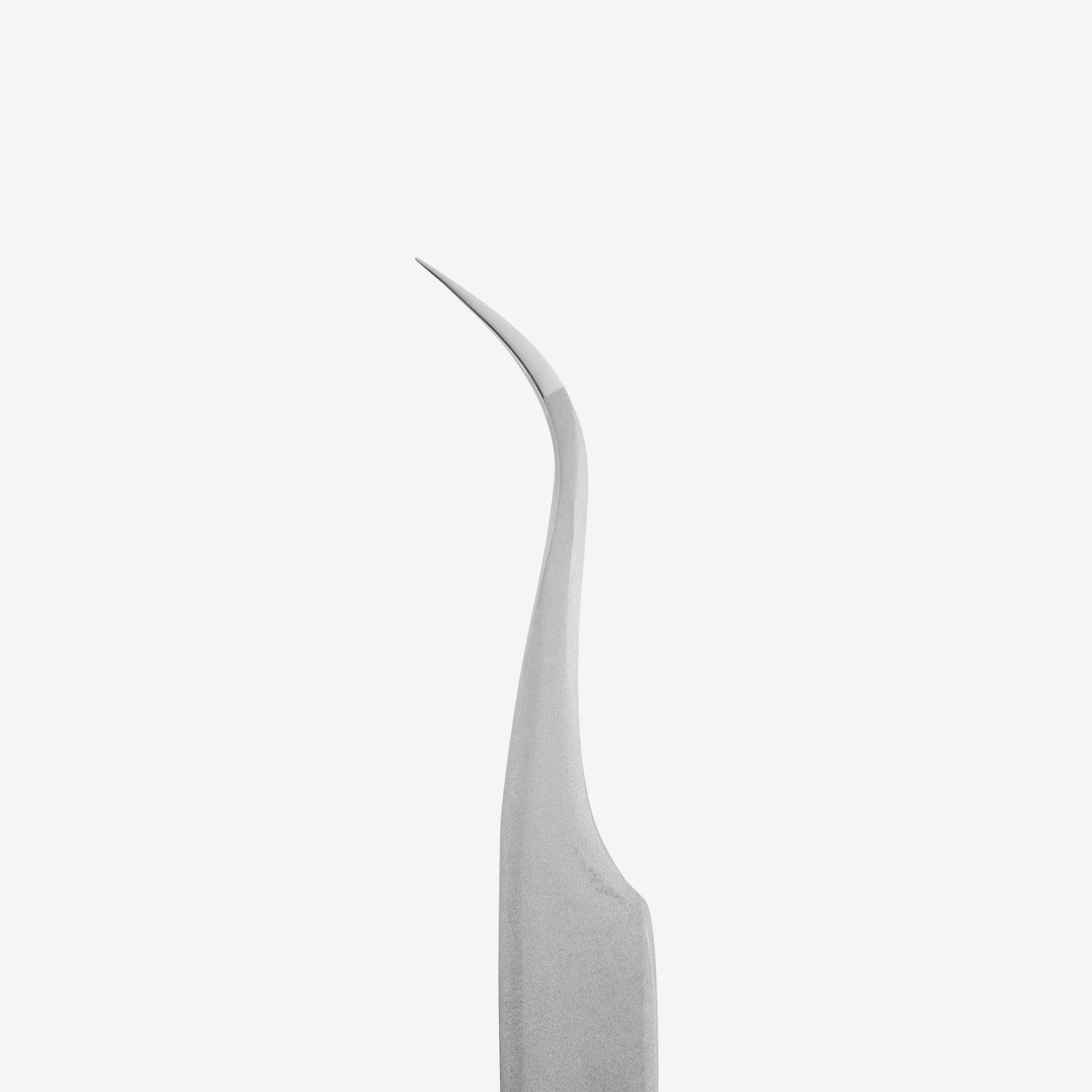 STALEKS EXPERT 41 TYPE 1 Professional lash tweezers with fiber tips, curved - Image 2