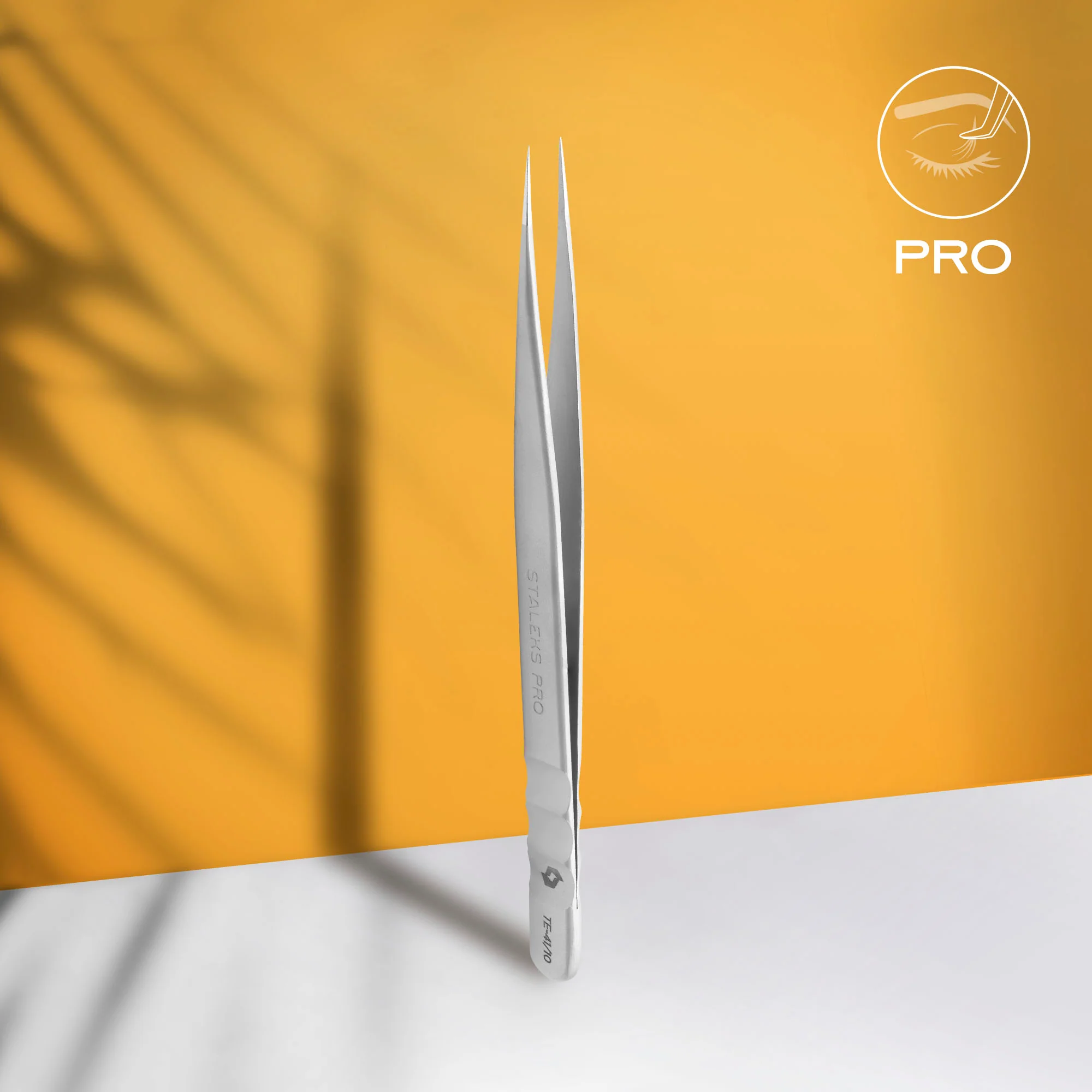 STALEKS EXPERT 41 TYPE 10 Professional lash tweezers with fiber tips, straight
