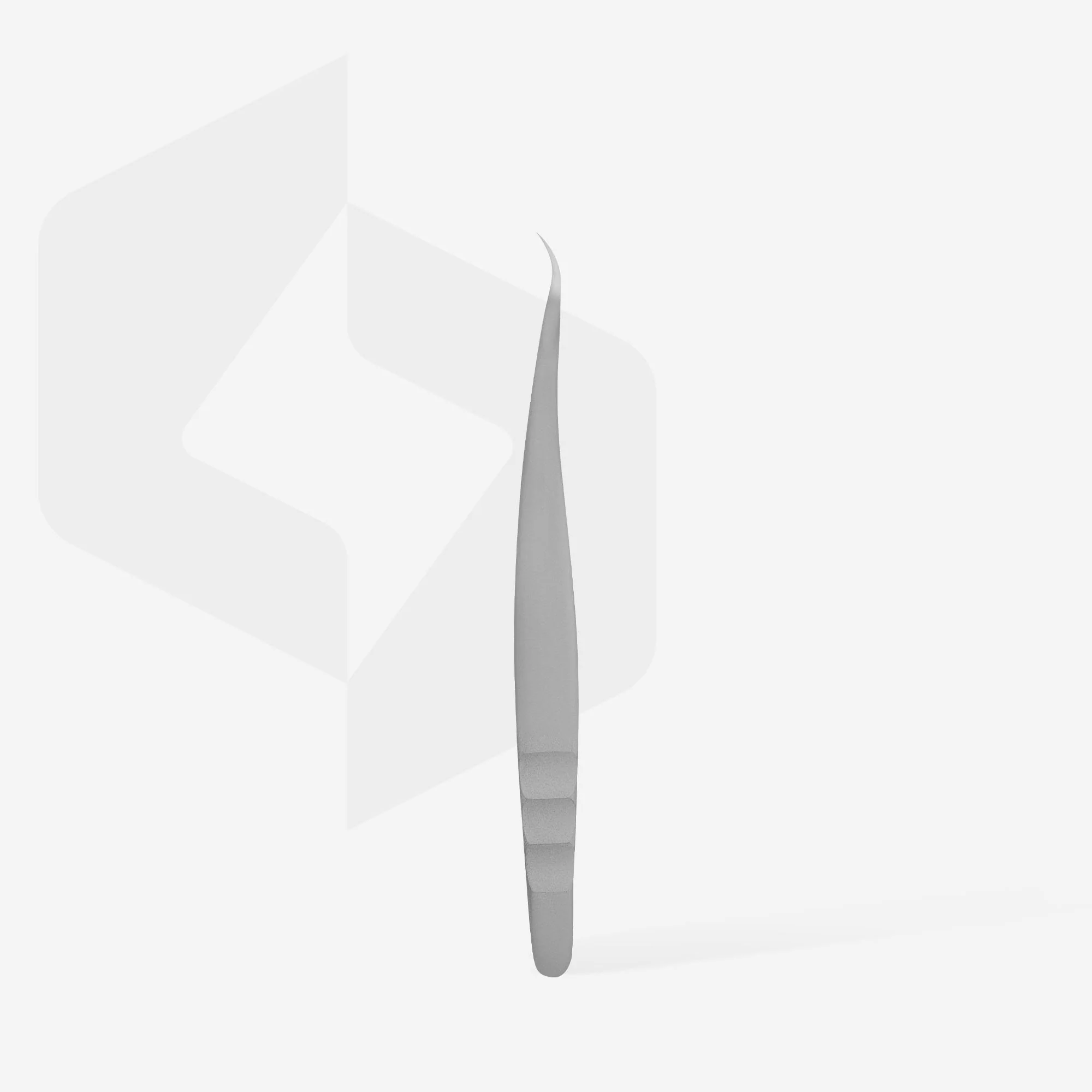 STALEKS EXPERT 41 TYPE 3 Professional lash tweezers with fiber tips, curved - Image 3