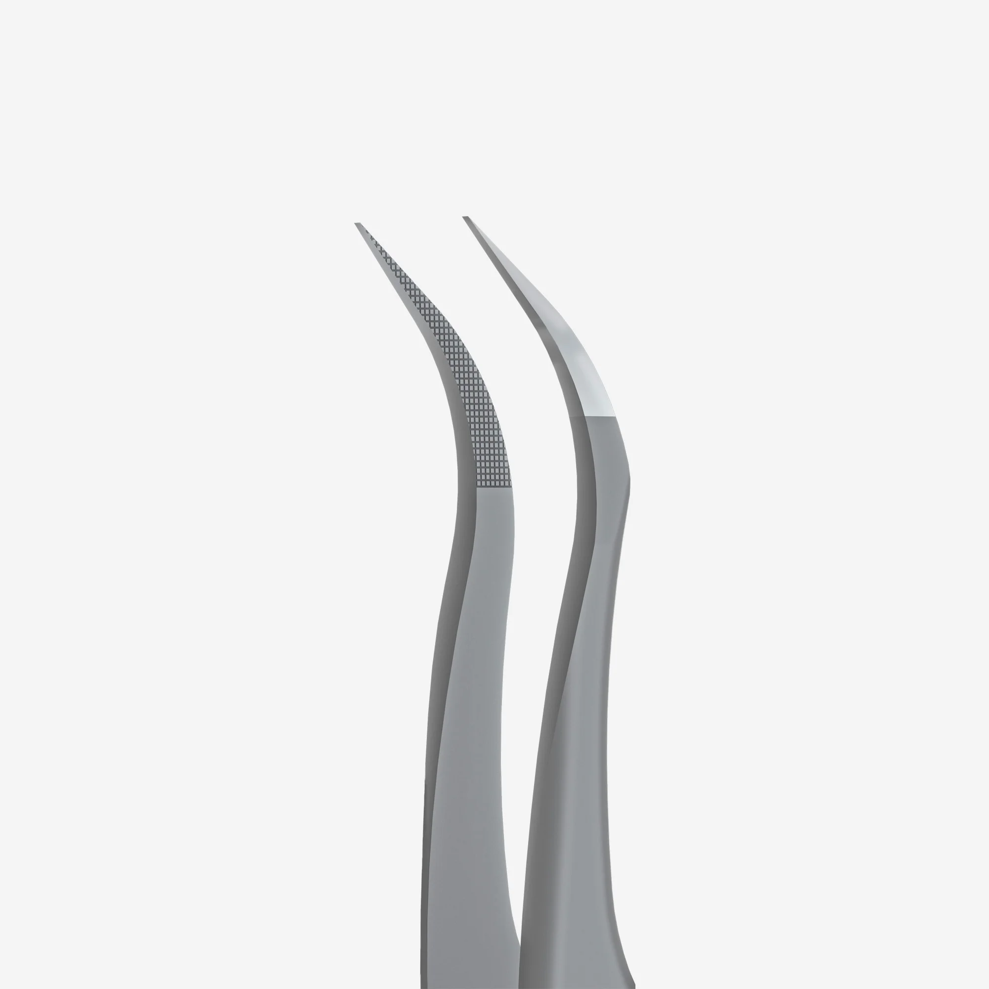 STALEKS EXPERT 45 TYPE 1 Professional lash tweezers with fiber tips, curved - Image 2