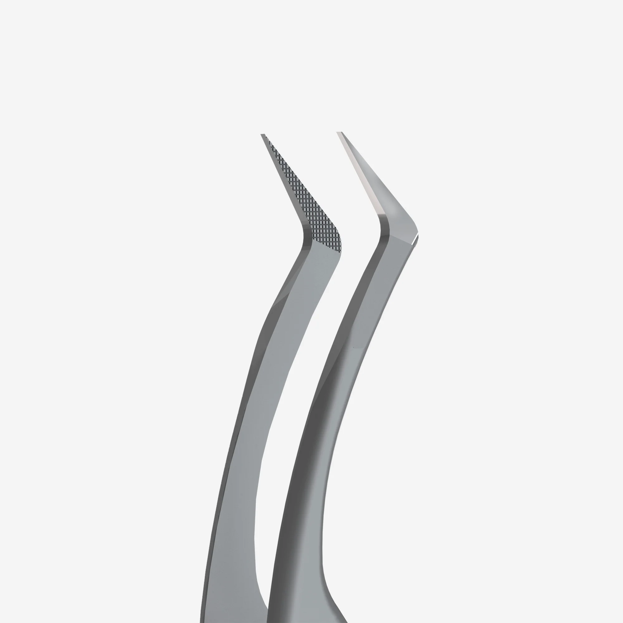 STALEKS EXPERT 45 TYPE 2 Professional lash tweezers with fiber tips, L-shaped, 40' - Image 2