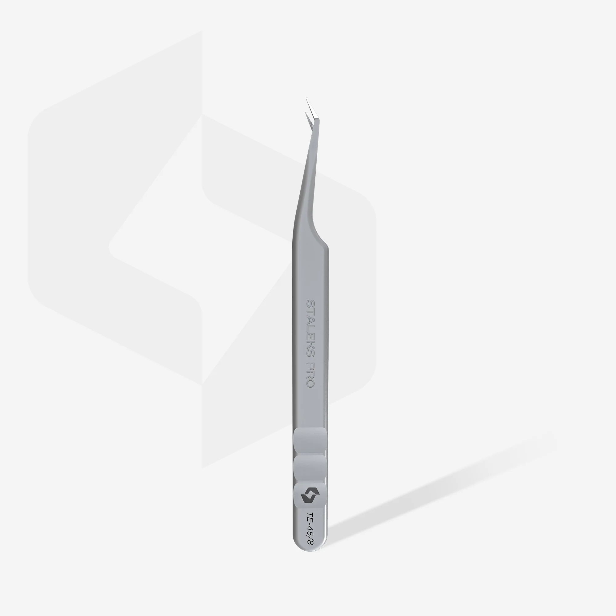 STALEKS EXPERT 45 TYPE 8 Professional lash tweezers with fiber tips, mini L - Image 3