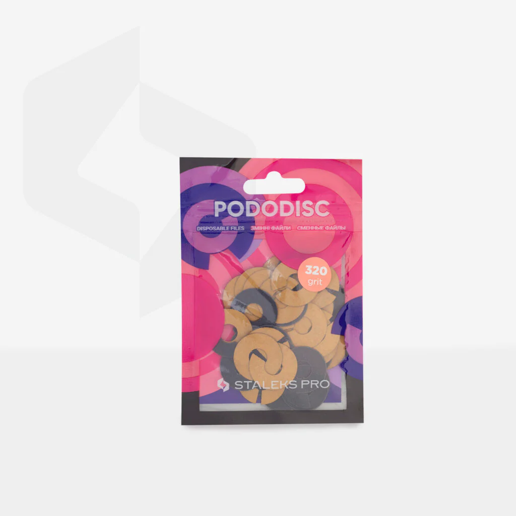 Refill pads for pedicure disc Staleks Pro M, 320 grit (50 pc) - Image 3