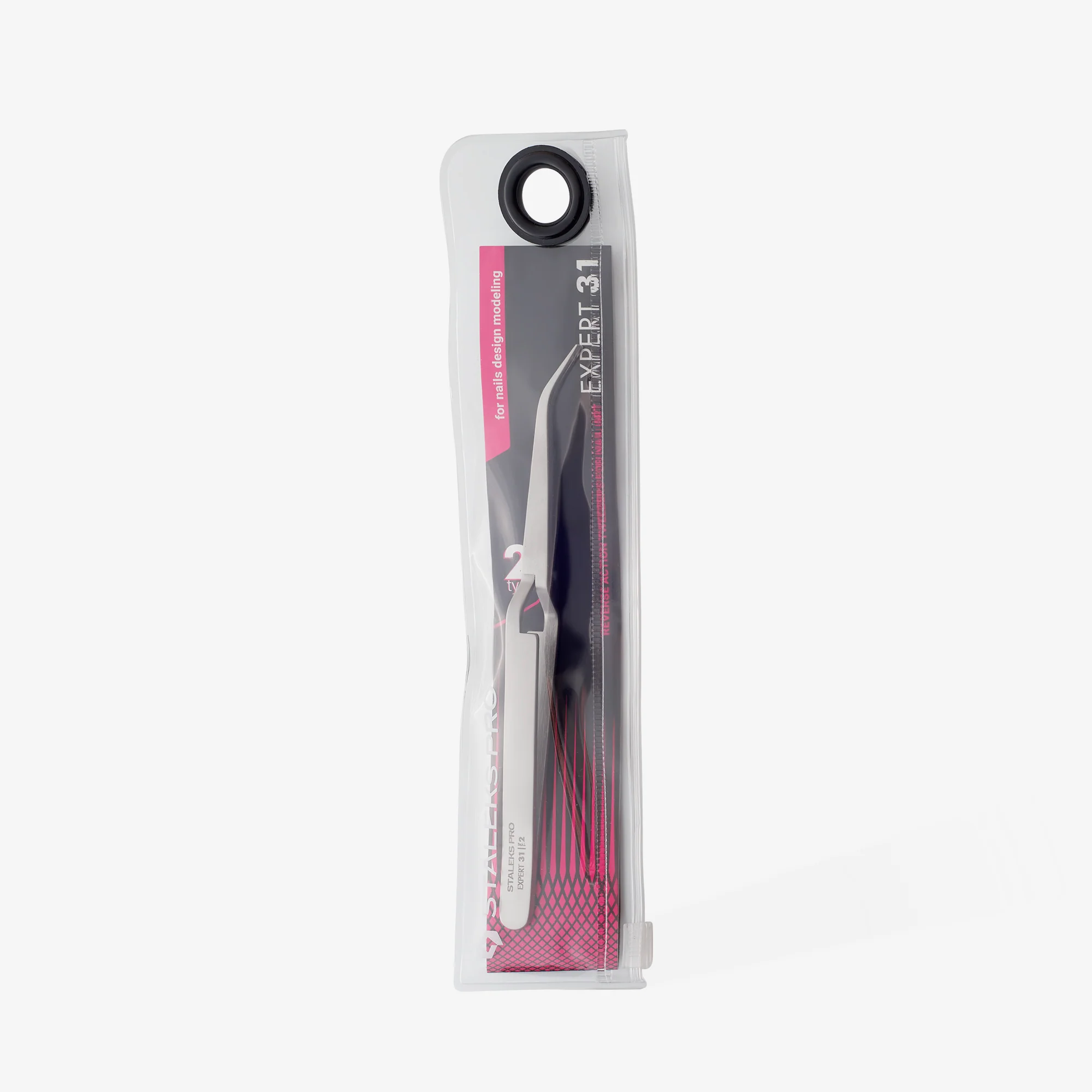 STALEKS EXPERT 31 TYPE 2 Reverse action tweezers for nail arch modelling - Image 4